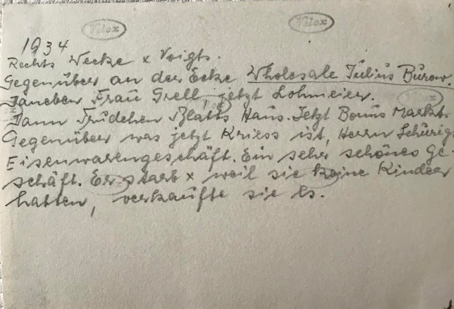 PC SWK 12.6. SWA Postkarte - Kaiserstrasse nach dem Regen, Swakopmund, 1934 / SWA Postcard - Kaiserstrasse after the rain, Swakopmund, 1934, Wecke & Voigts