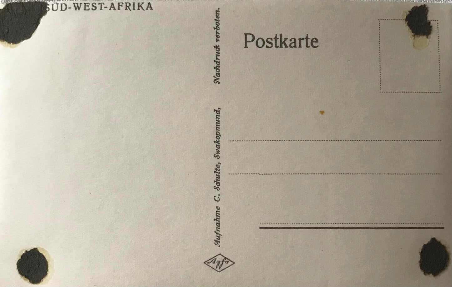 PC SWK 14.1. SWA Postkarte - Deutsches Schiff ''Karlsruhe'' in Walfischbucht / SWA Postcard - German ship 'Karlsruhe' in Walvis Bay