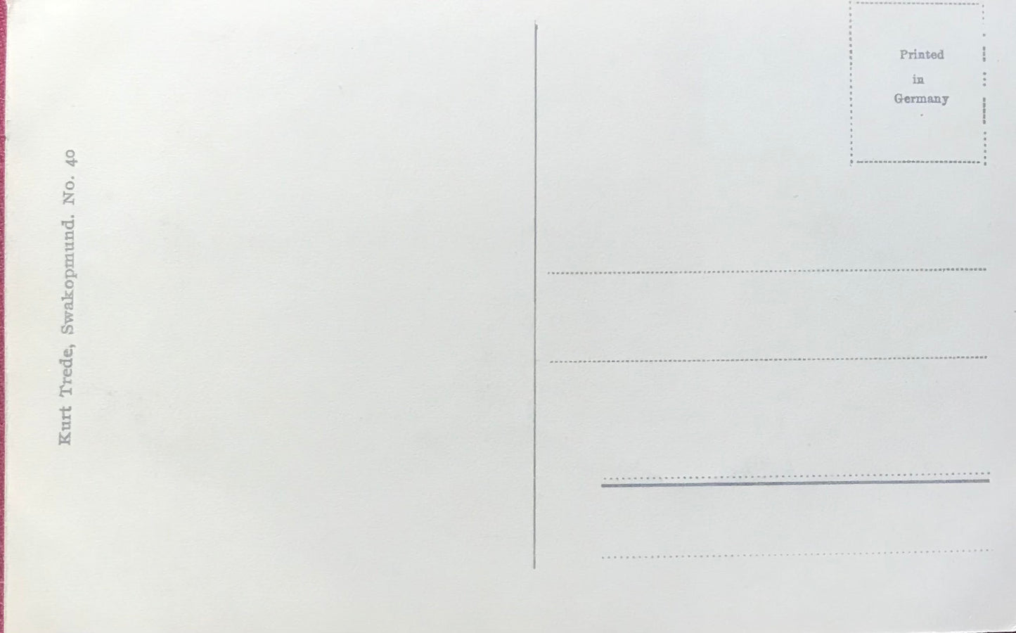 PC SWK 7.3. DSWA Postkarte - Hospital, Post und Leuchtturm, Swakopmund / GSWA postcard - Hospital, post office and lighthouse, Swakopmund