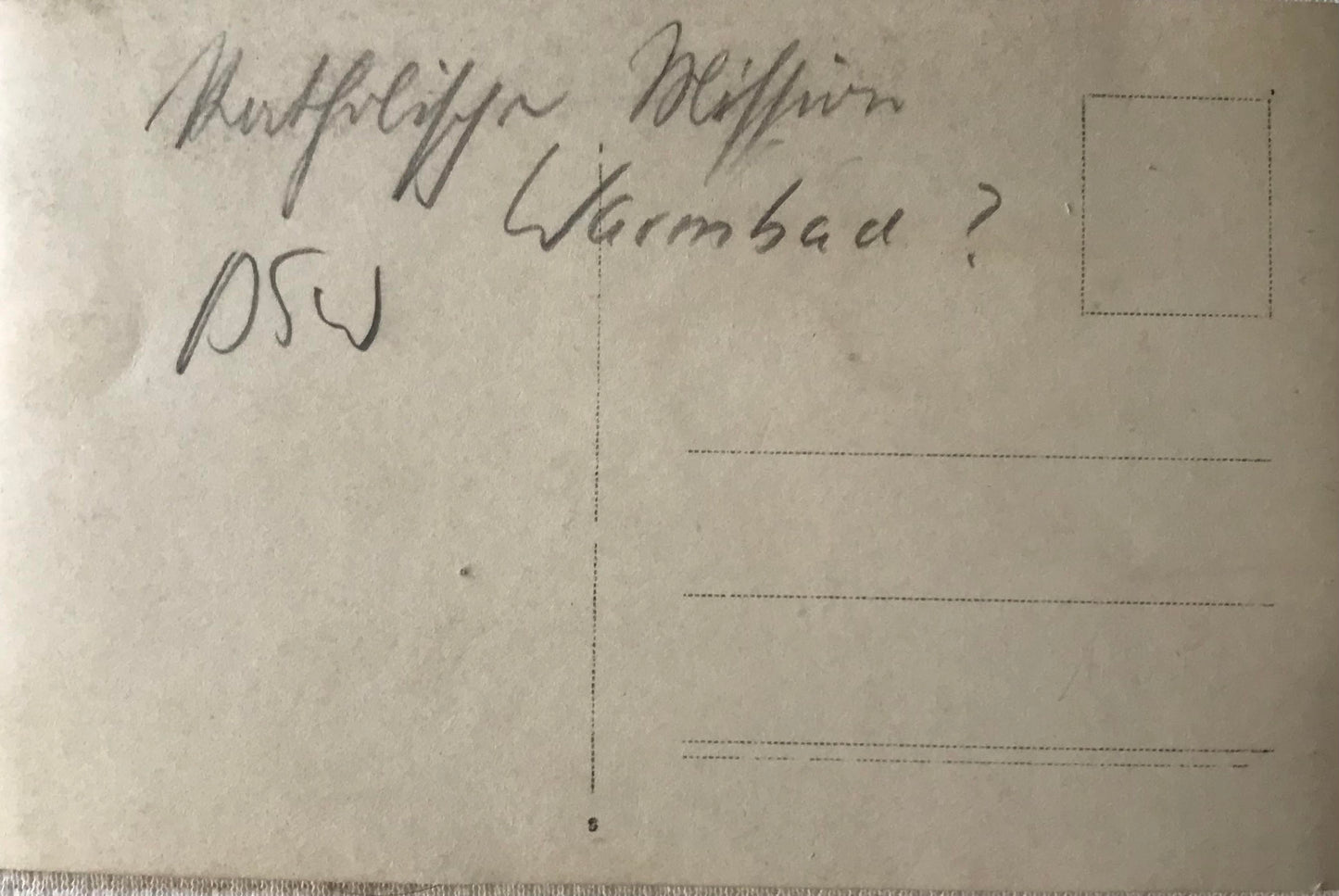 PC Tribes 1.1. DSWA Postkarte, Gebäude in Warmbad / GSWA buildings in Warmbad