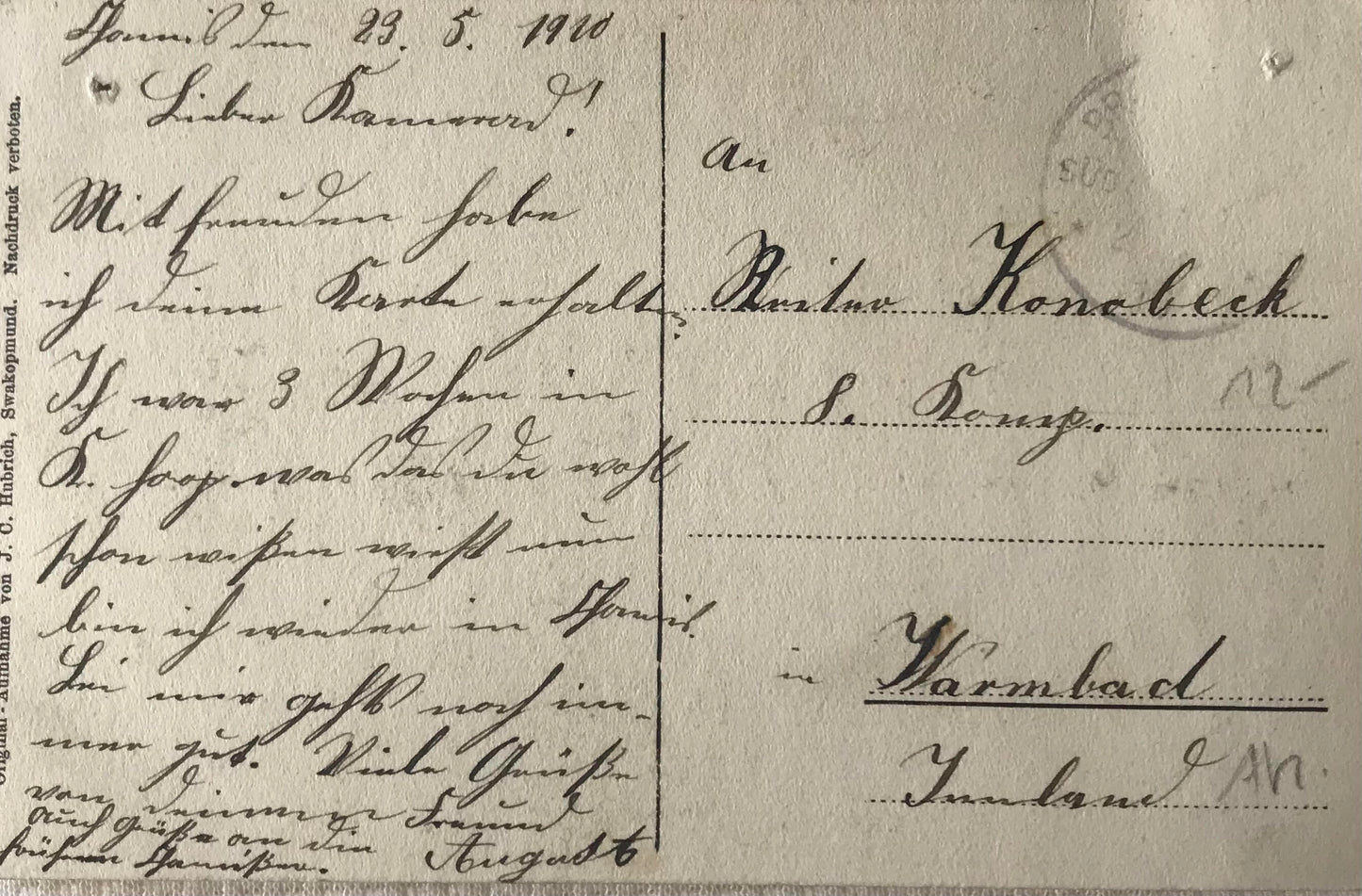 PC Tribes 1.4. DSWA Postkarte - Rehoboth mit Kirche / GSWA postcard - Rehoboth with church