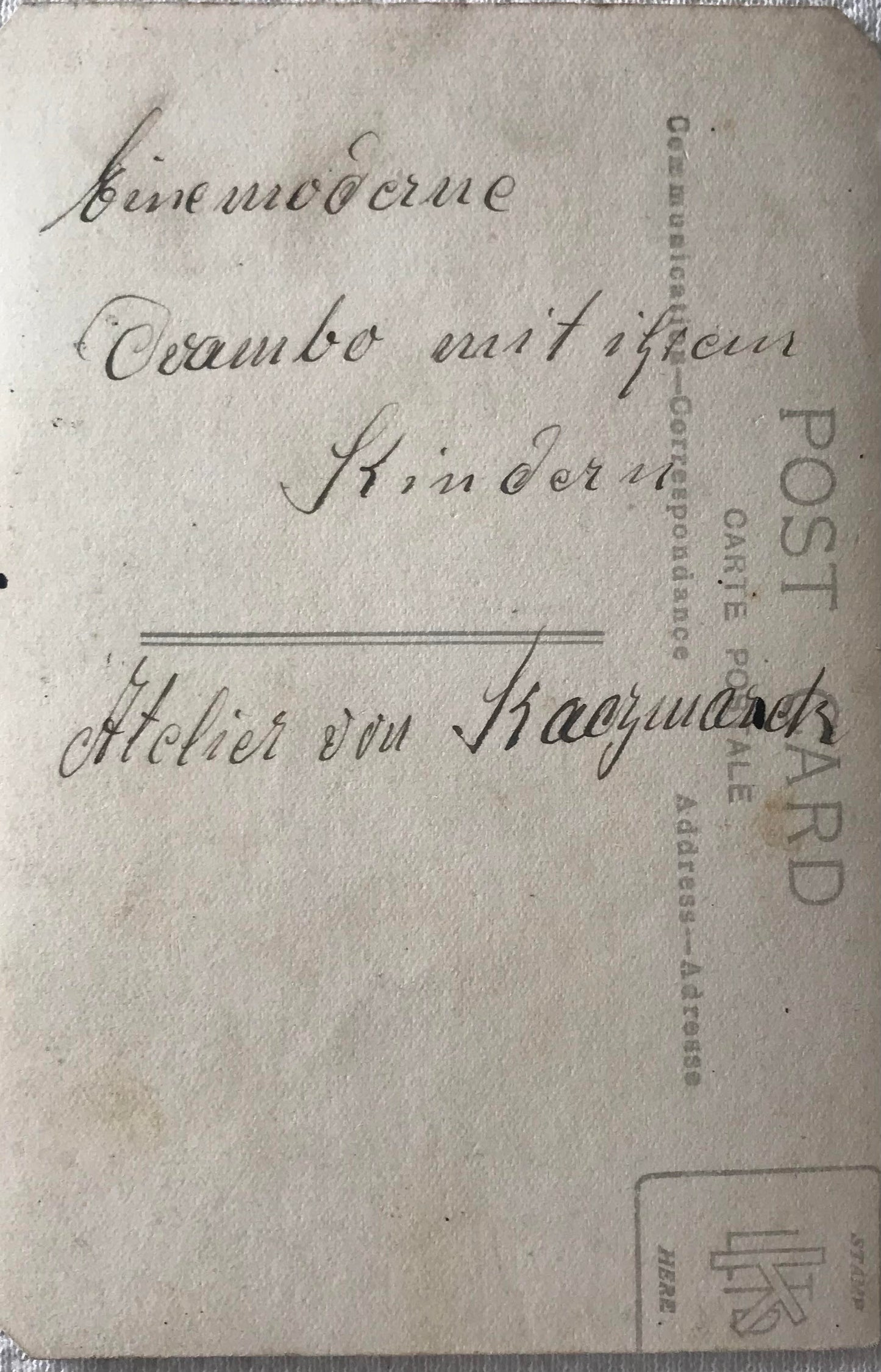 PC Tribes 13.4. DSWA Postkarte - Owambo Mutter mit Kindern / GSWA post card - Owambo mother and children