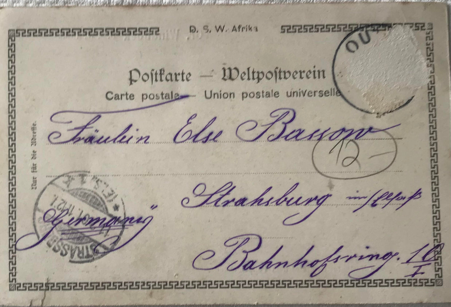 PC Tribes 15.2. DSWA Postkarte - Hottentotten-Kriegsgefangenen / GSWA post card - Prisioner of war Hottentotten