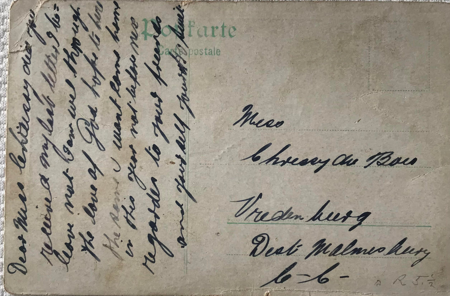 PC Tribes 15.3. DSWA Postkarte - Buschleute / GSWA post card - Bushmen