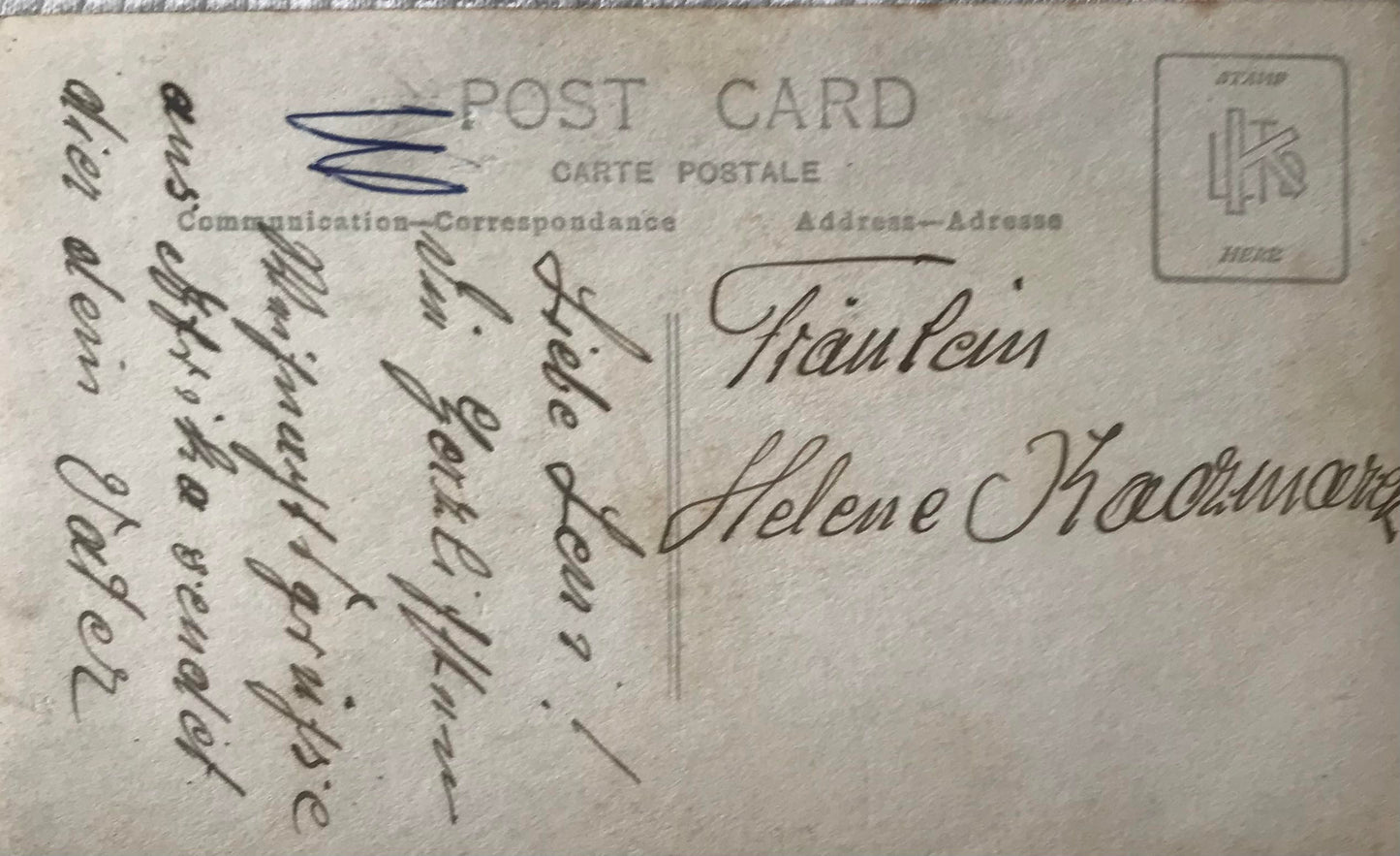 PC Tribes 16.1. SWA Postkarte - Weihnachtsgrüsse 1922 Owamboland / SWA post card - Christmas greetings 1922 from Owamboland