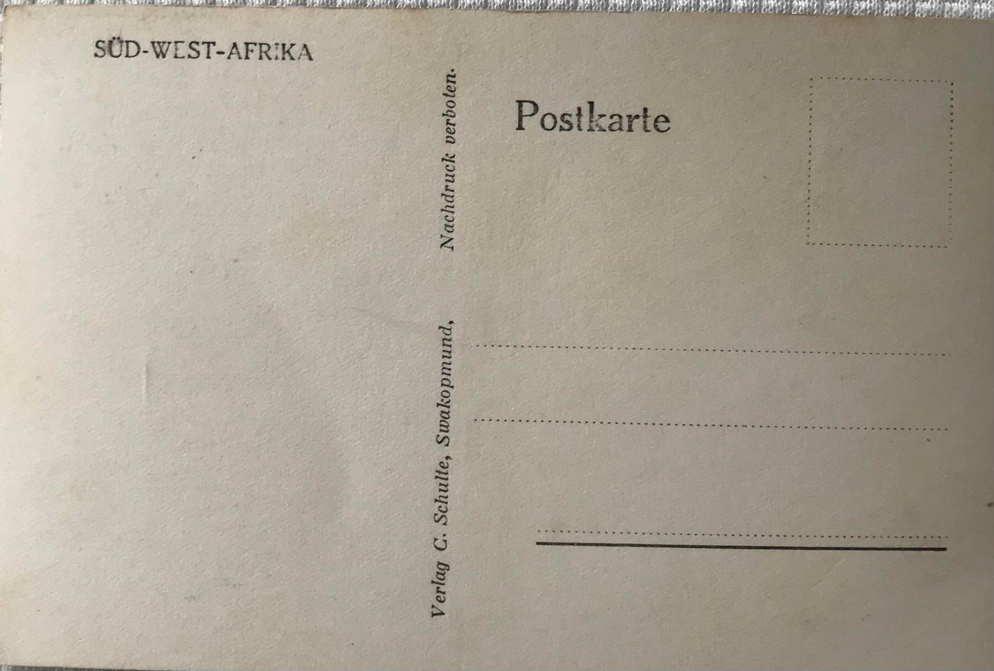 PC Tribes 16.8. DSWA Postkarte - Ovatjimbamädchen, Kaokofeld / GSWA post card - Ovatjimba girl, Kaokoland