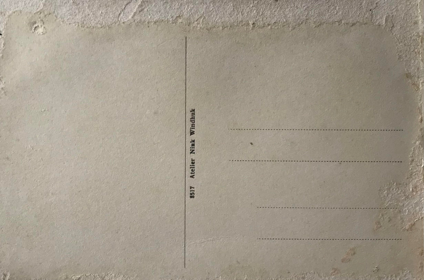 PC Tribes 17.8. DSWA Postkarte - Schulmeister Franz und Frau / GSWA post card - Schoolmaster Franz and wife