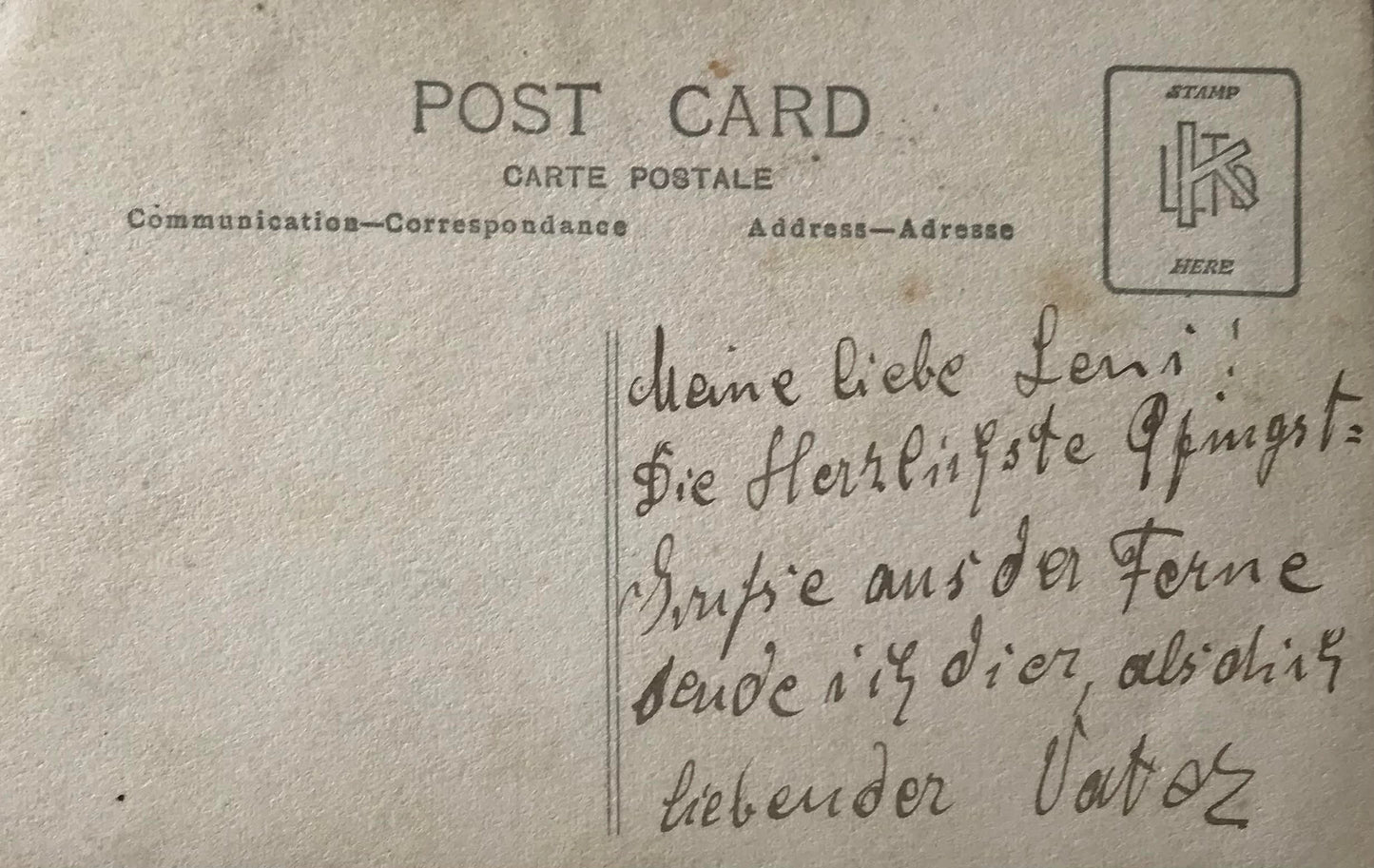 PC Tribes 18.1. SWA Postkarte - Damara Siedlung Juni 1922 / SWA post card - Damara village