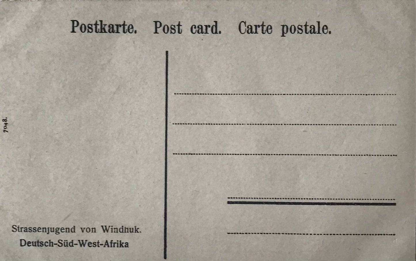 PC Tribes 19.5. DSWA Postkarte - Bande Owambojungs / GSWA post card - gang of Owambo Boys