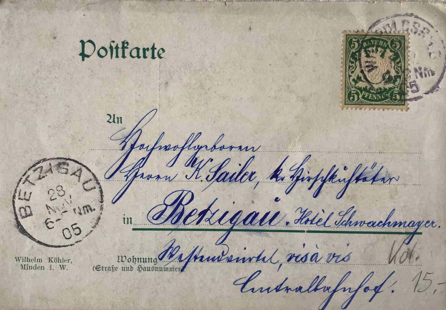 PC Tribes 2.5. DSWA Postkarte - Herero Kapitän Bandjo mit Söhnen / GSWA post card - Herero Chief Bandjo with sons