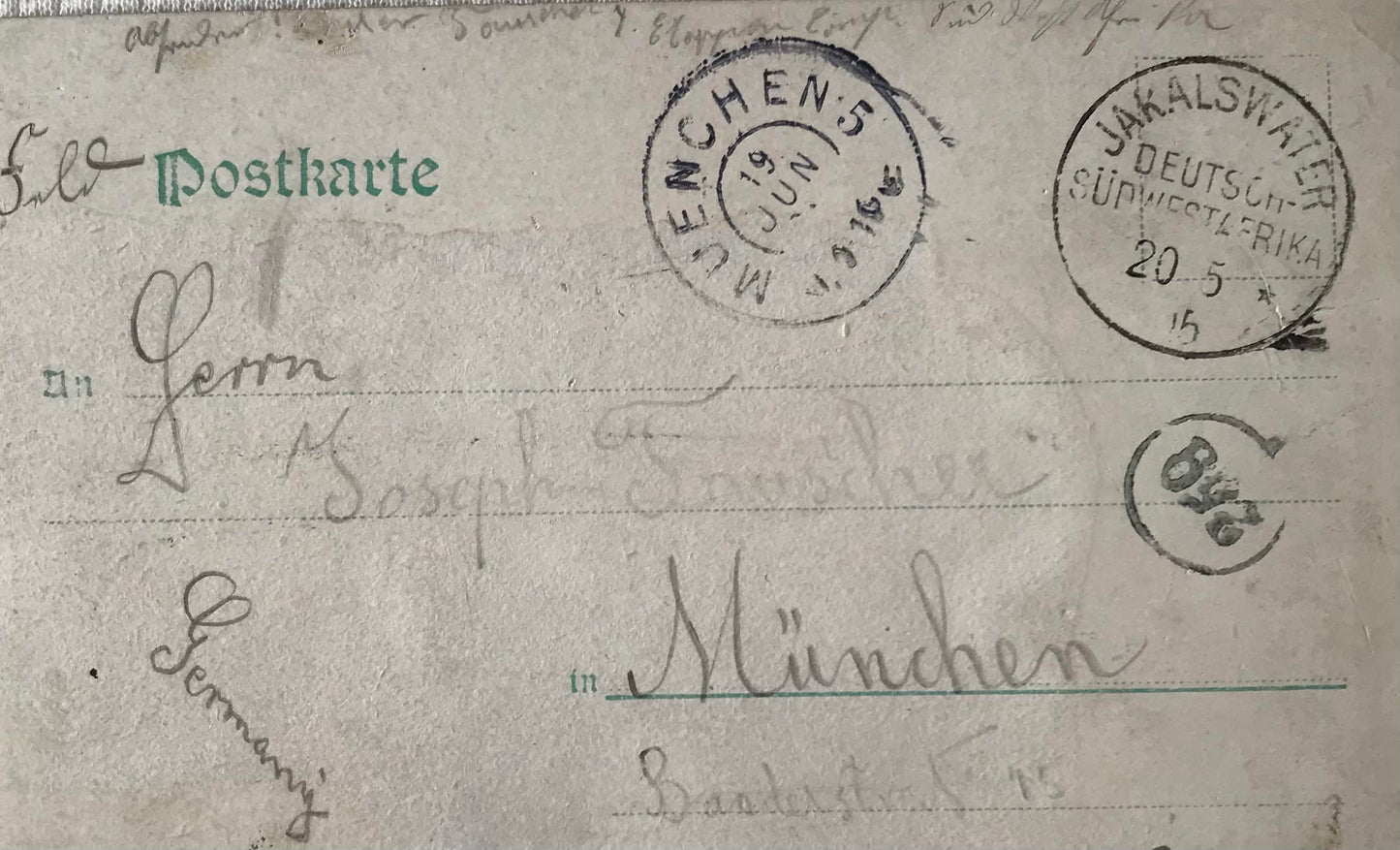 PC Tribes 3.2. DSWA Postkarte - Siedlung in Karibib / GSWA Post card - settlement in Karibib