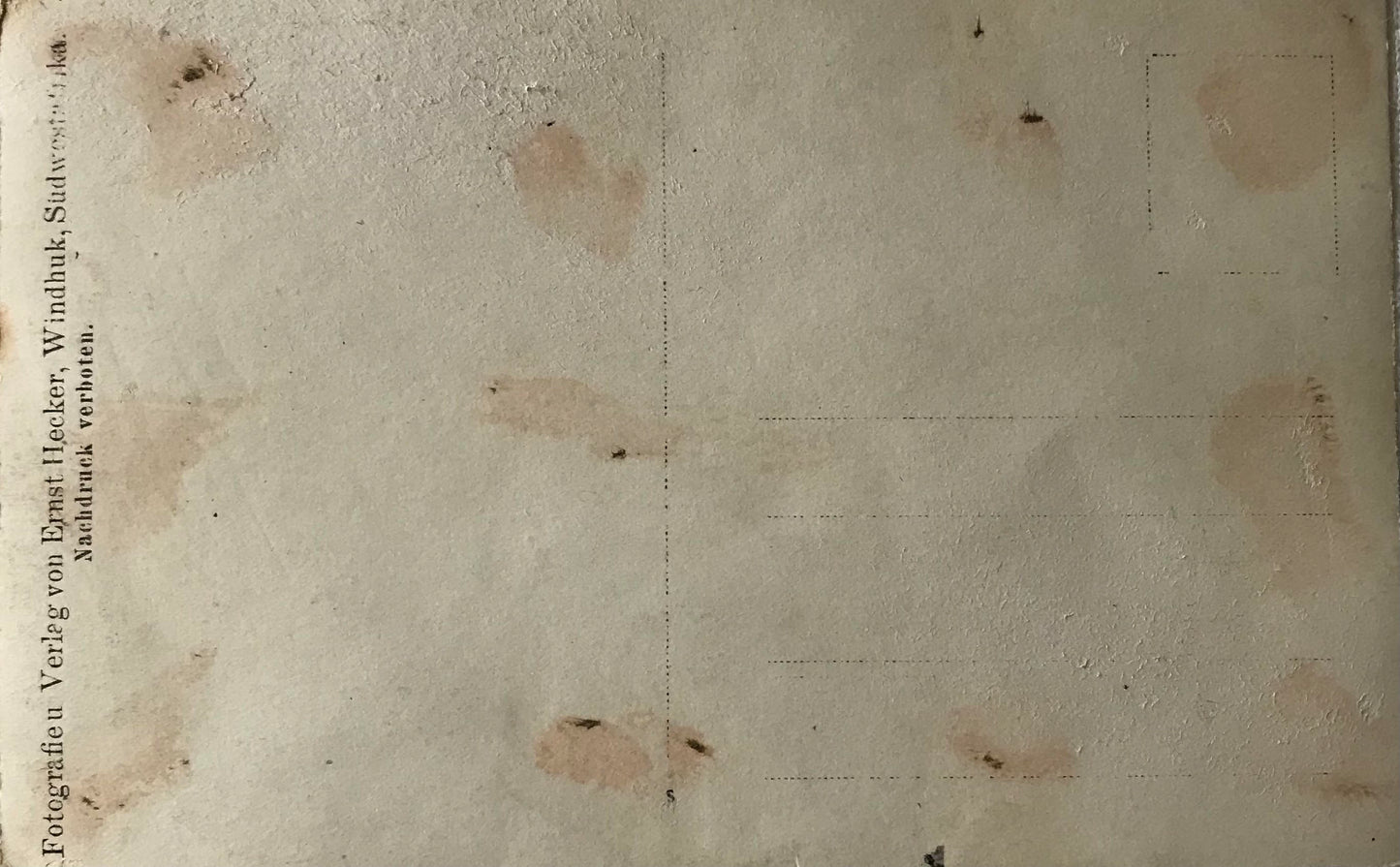 PC Tribes 4.2. DSWA Postkarte - Damara Familienleben / GSWA postcard - family life