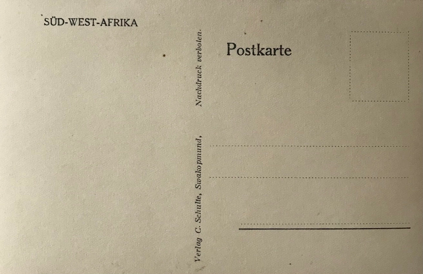 PC Tribes 7.2. DSWA Postkarte - Viehstränke im Owamboland / GSWA postcard - watering place in Owamboland