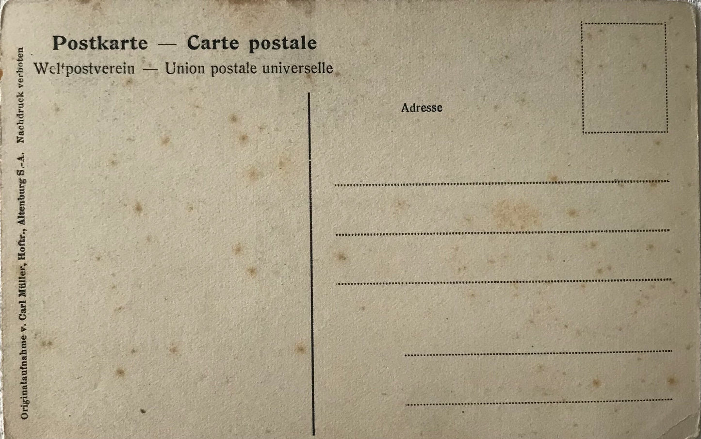 PC Tribes 7.2. DSWA Postkarte - Hottentotten beim Mittagsmahl / GSWA post card - Hottentotten during lunch