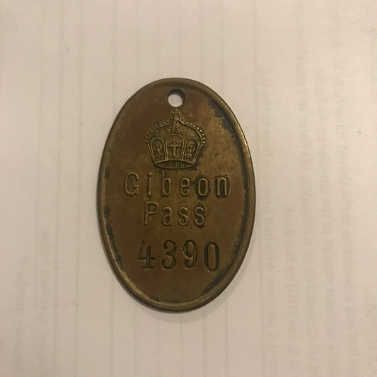 GSWA Pass token: Gibeon Pass 4390
