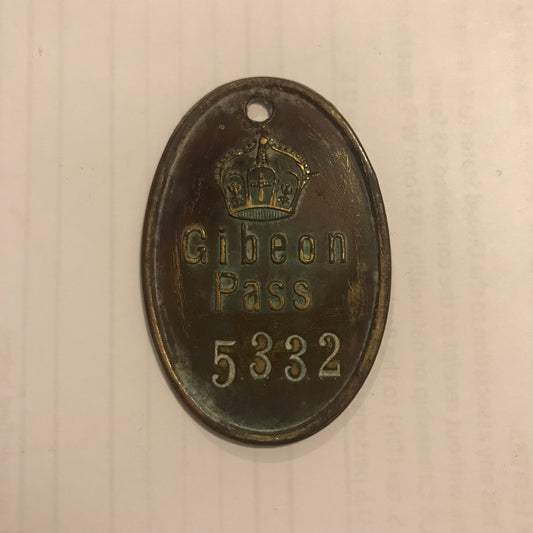GSWA Pass token: Gibeon Pass 5332