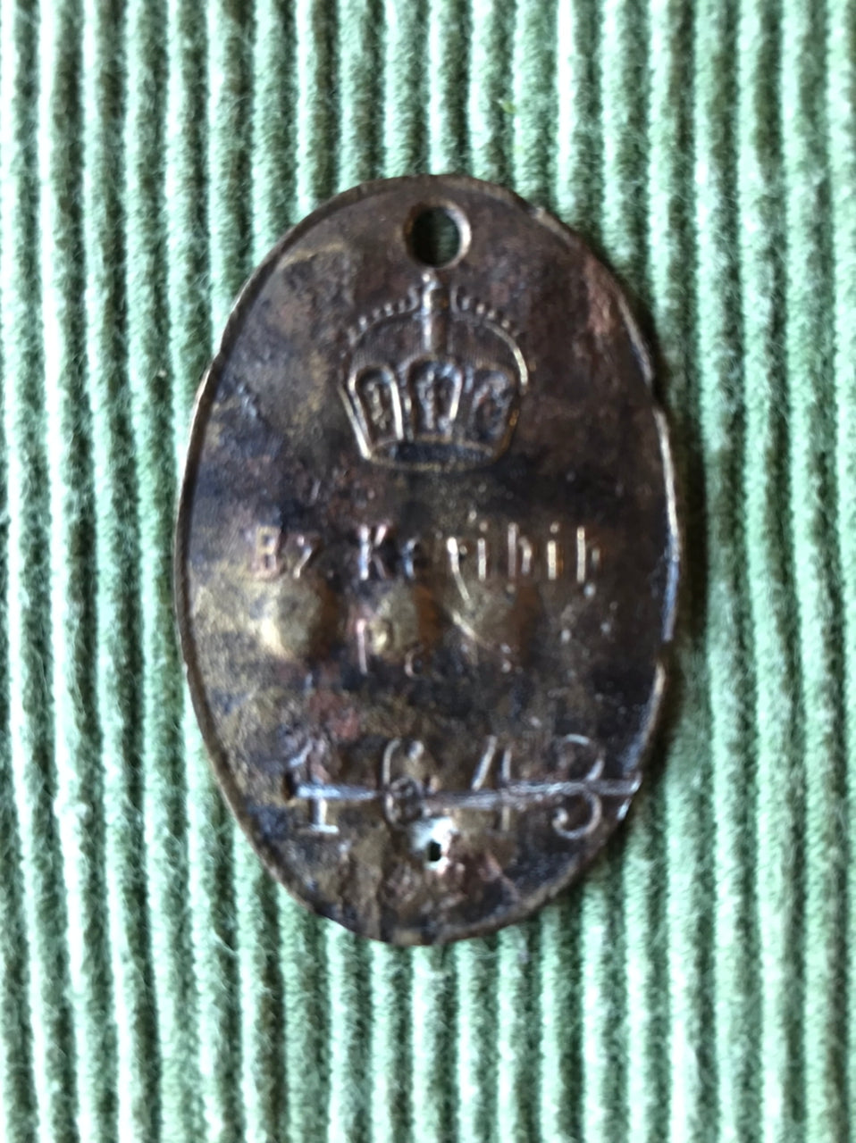 GSWA Pass token: Bz. Karibib 4643
