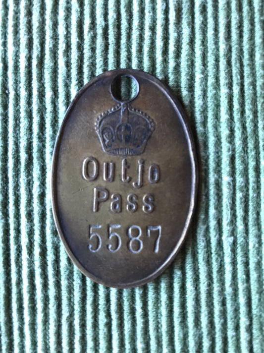 GSWA Pass token: Outjo Pass 5587