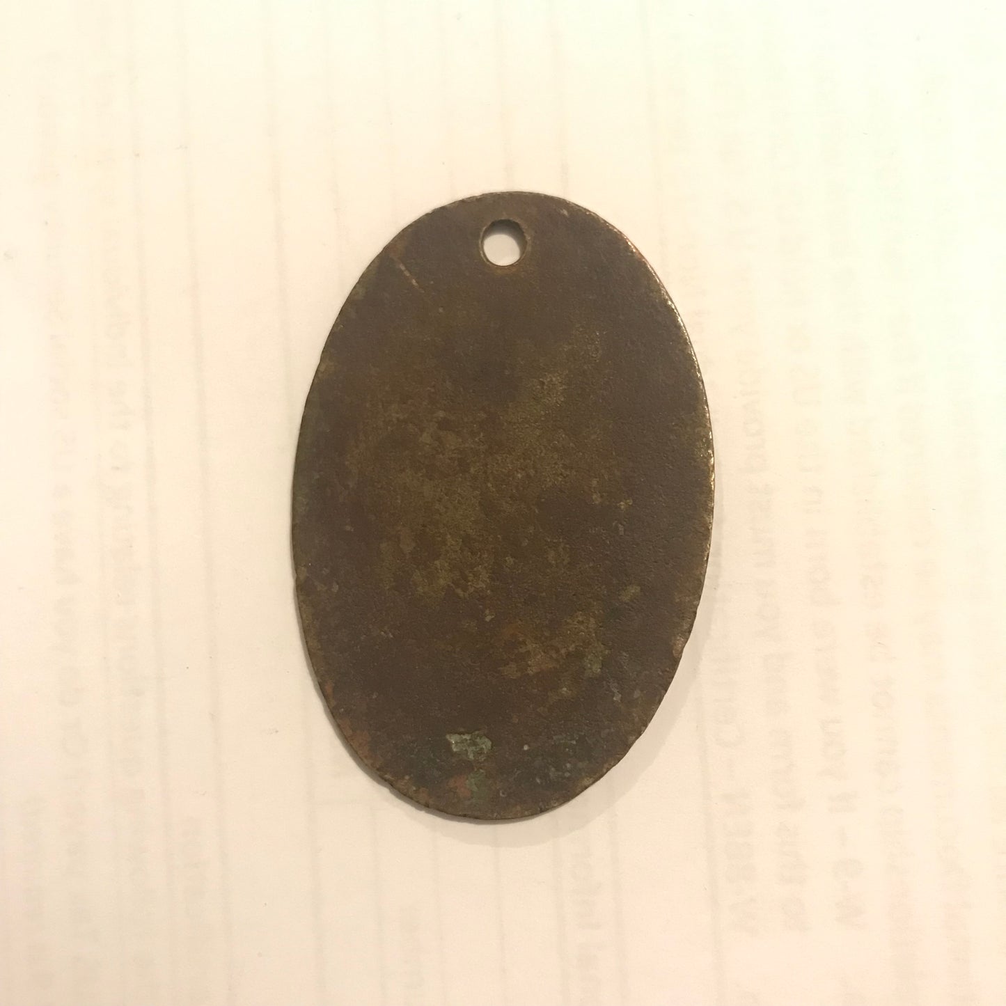 GSWA Pass token: Warmbad Pass 1342 - brown patina