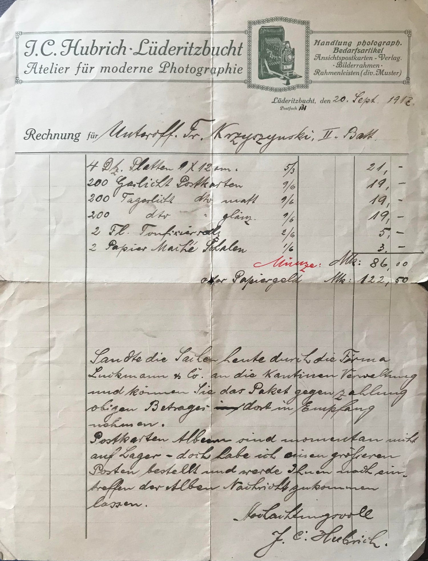 Original invoices, cash vouchers and cigarette tax strips