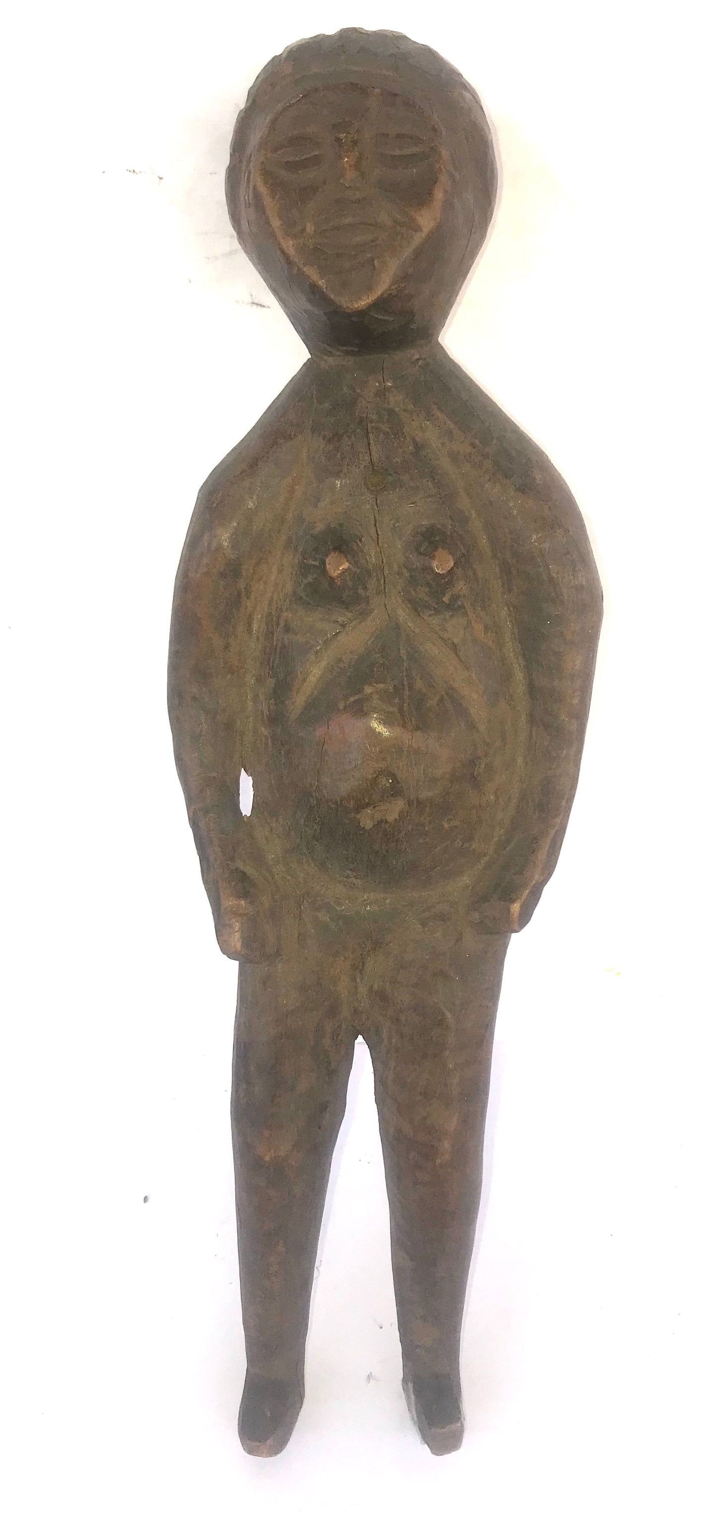 1.136 African Art: Angola - Tschokwe tribe - Ancestor Protection - 33cm