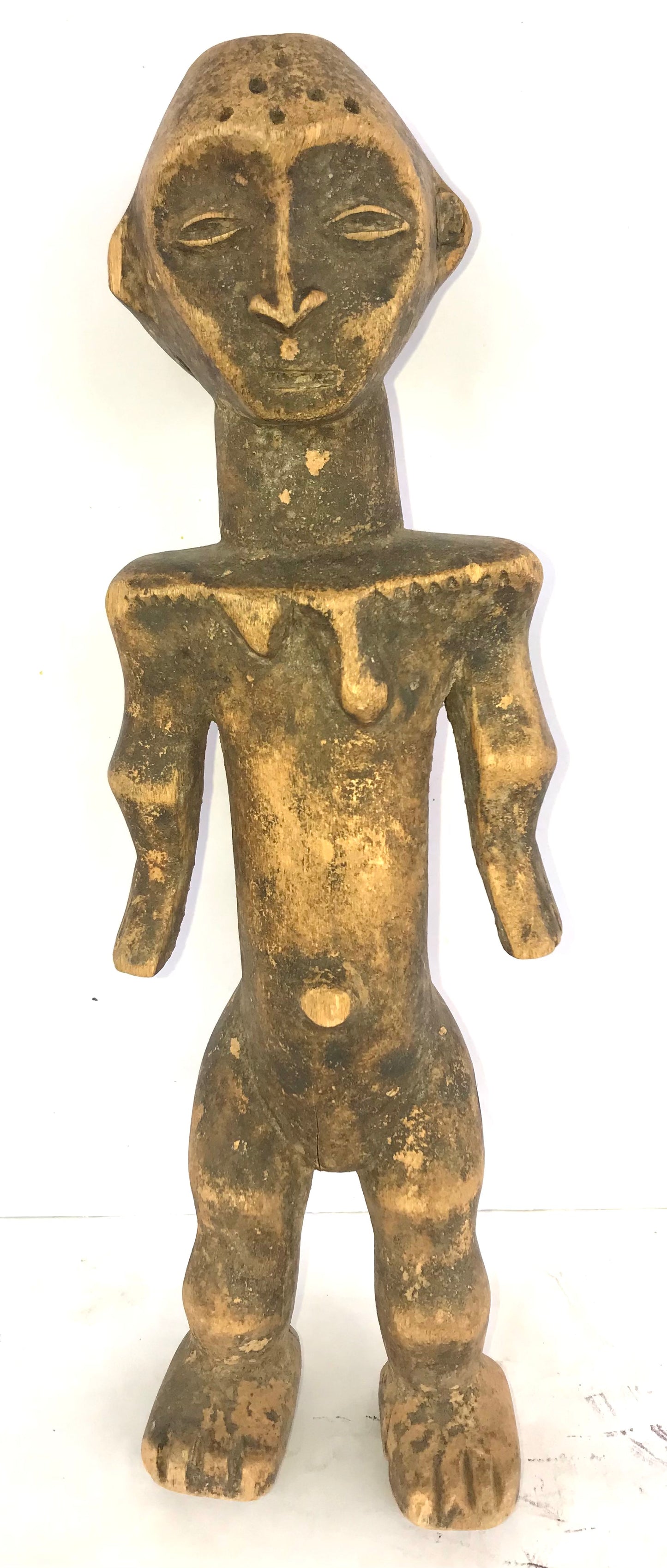 1.2003 African Art: Angola / Zambia - Chewa Tribe - Healing - Prosperity Figure - 26cm