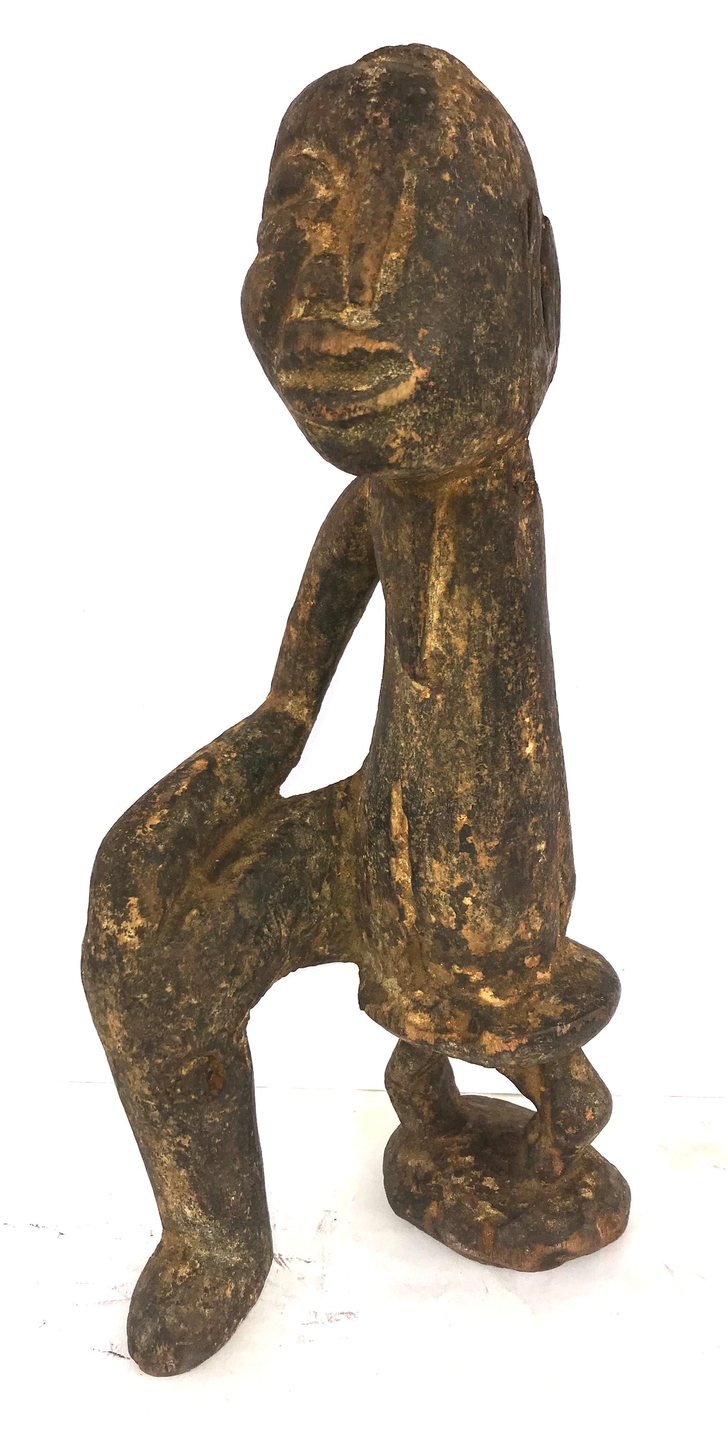 1.243 African Art: Kongo - Baluba tribe - Healing figure - 25cm