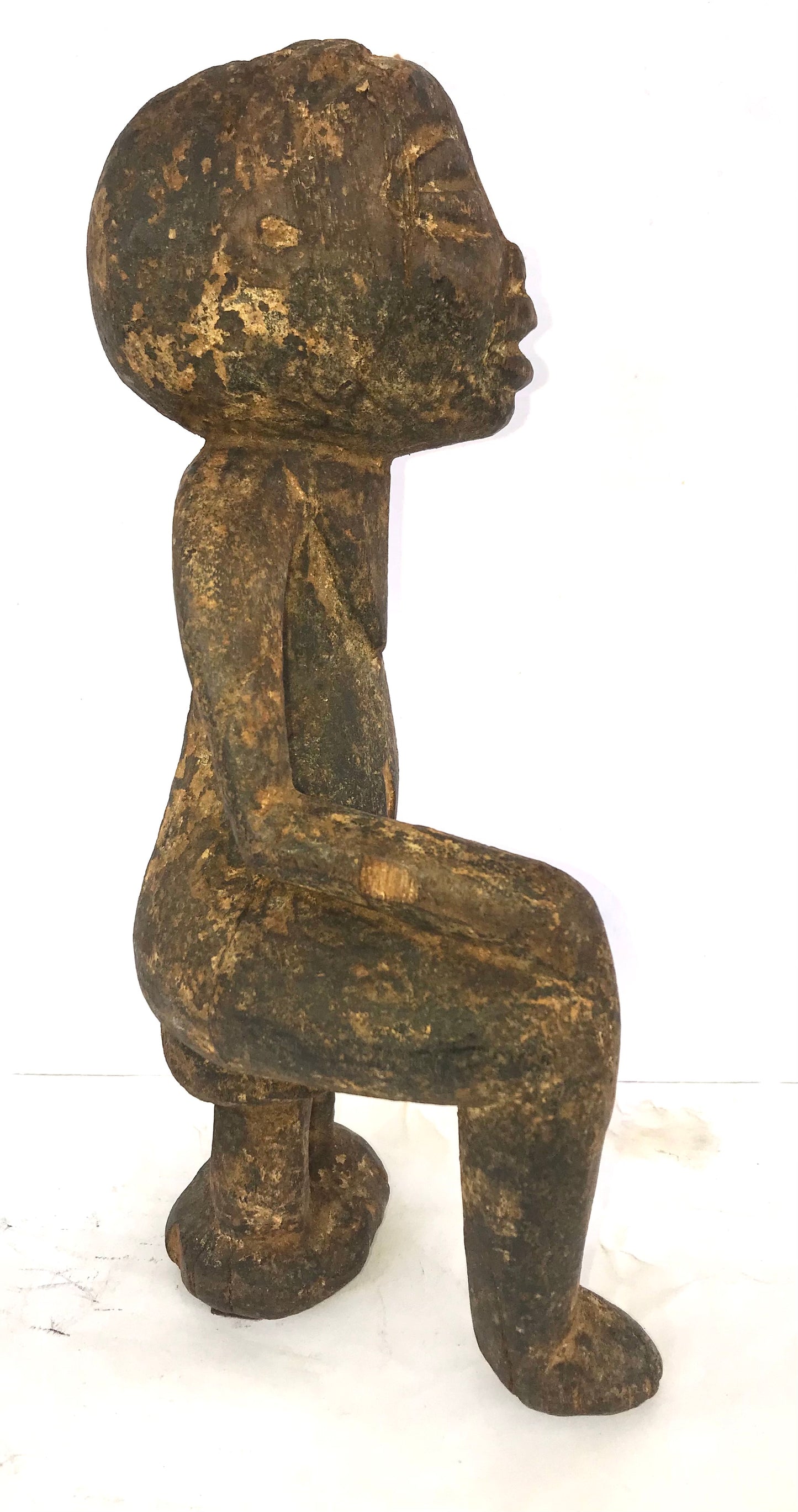 1.243 African Art: Kongo - Baluba tribe - Healing figure - 25cm