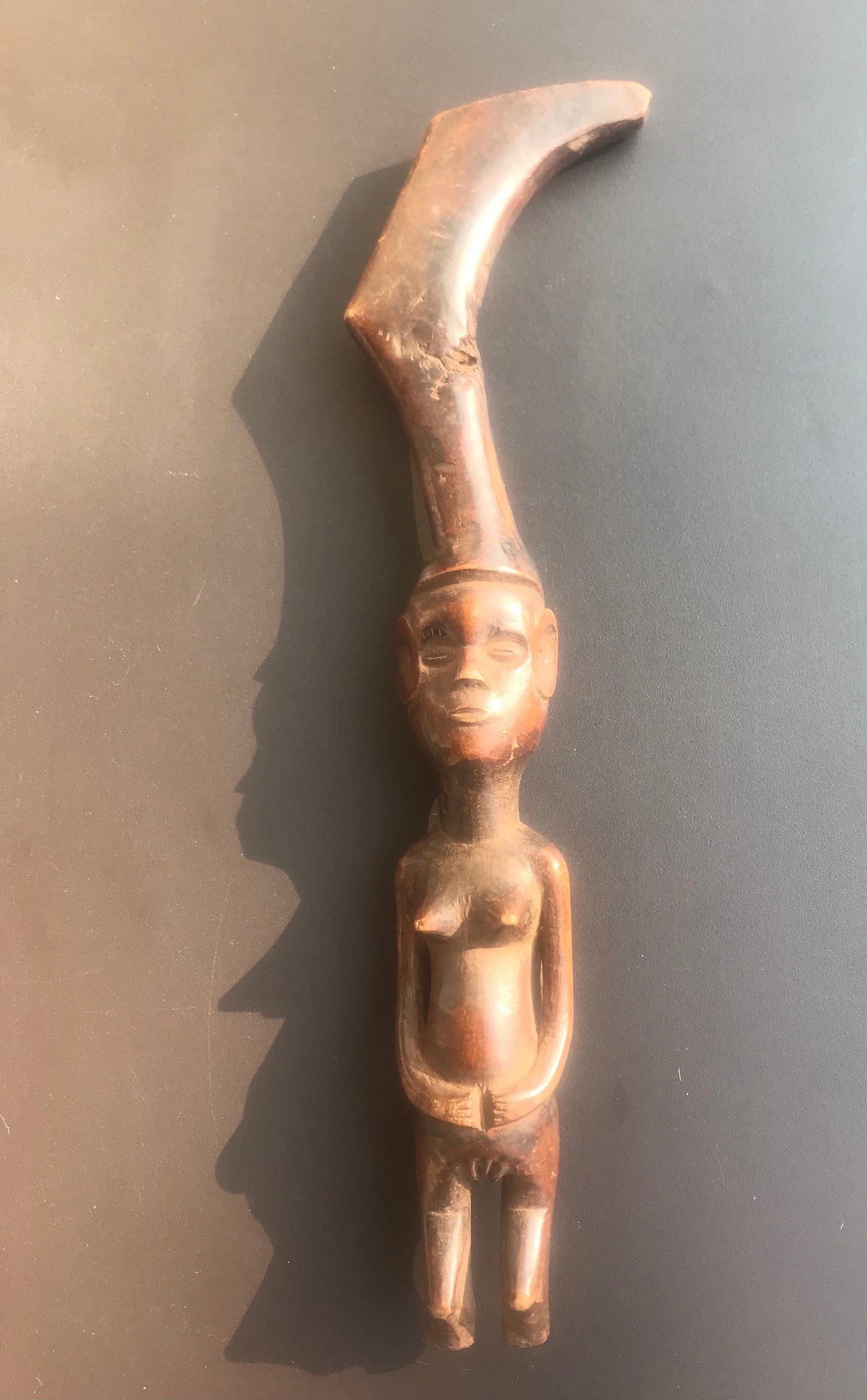 2.185 African Art: Namibia / Zambia - Chewa tribe - Fertility and healing - 28cm