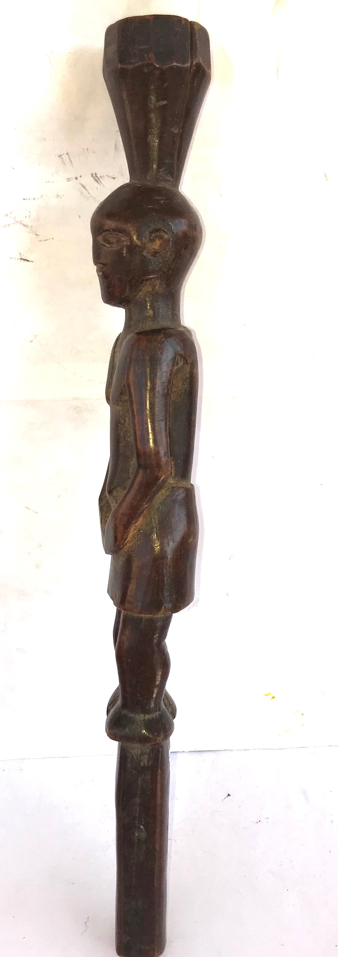 3.061 African Art: Tanzania - Nyamwezi tribe - Scepter / walking stick - 34cm