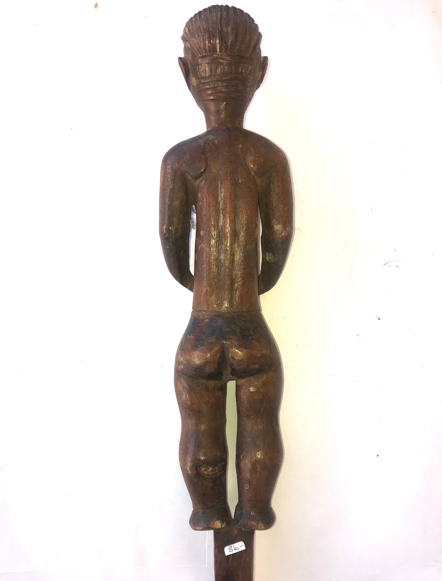 3.086 African Art: Angola - Tschokwe tribe - Protection Scepter - 52cm