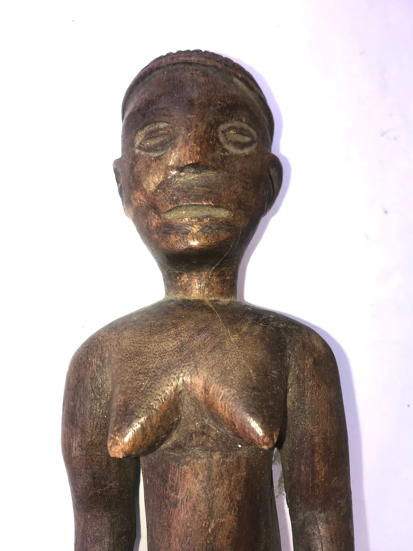 3.086 African Art: Angola - Tschokwe tribe - Protection Scepter - 52cm