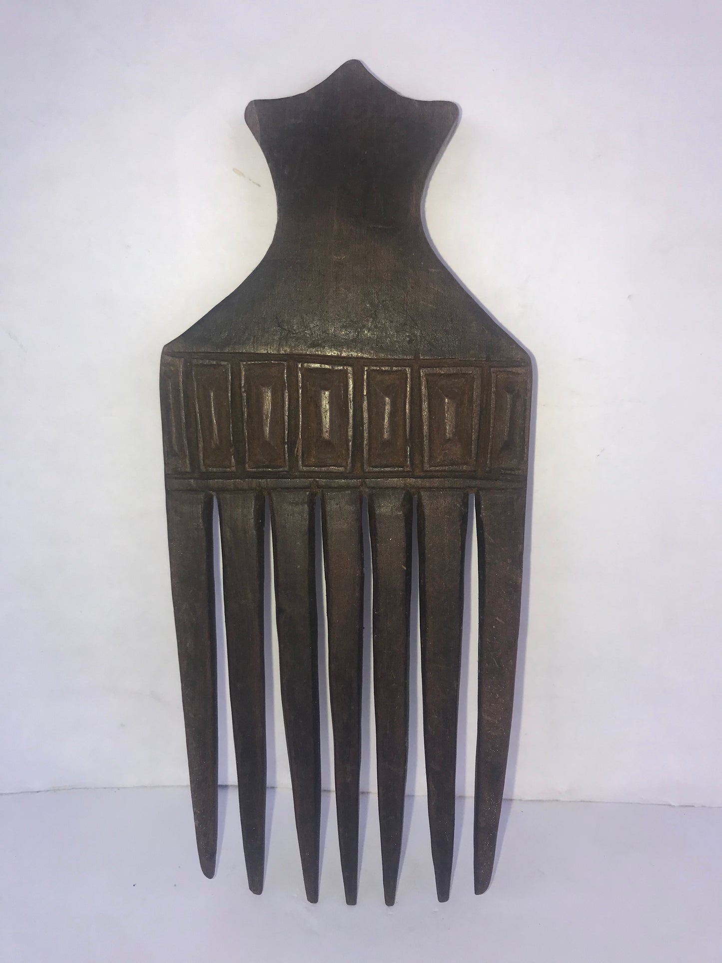 4.274.3 African Art: Namibia - Caprivi tribe - Wedding comb - 16cm