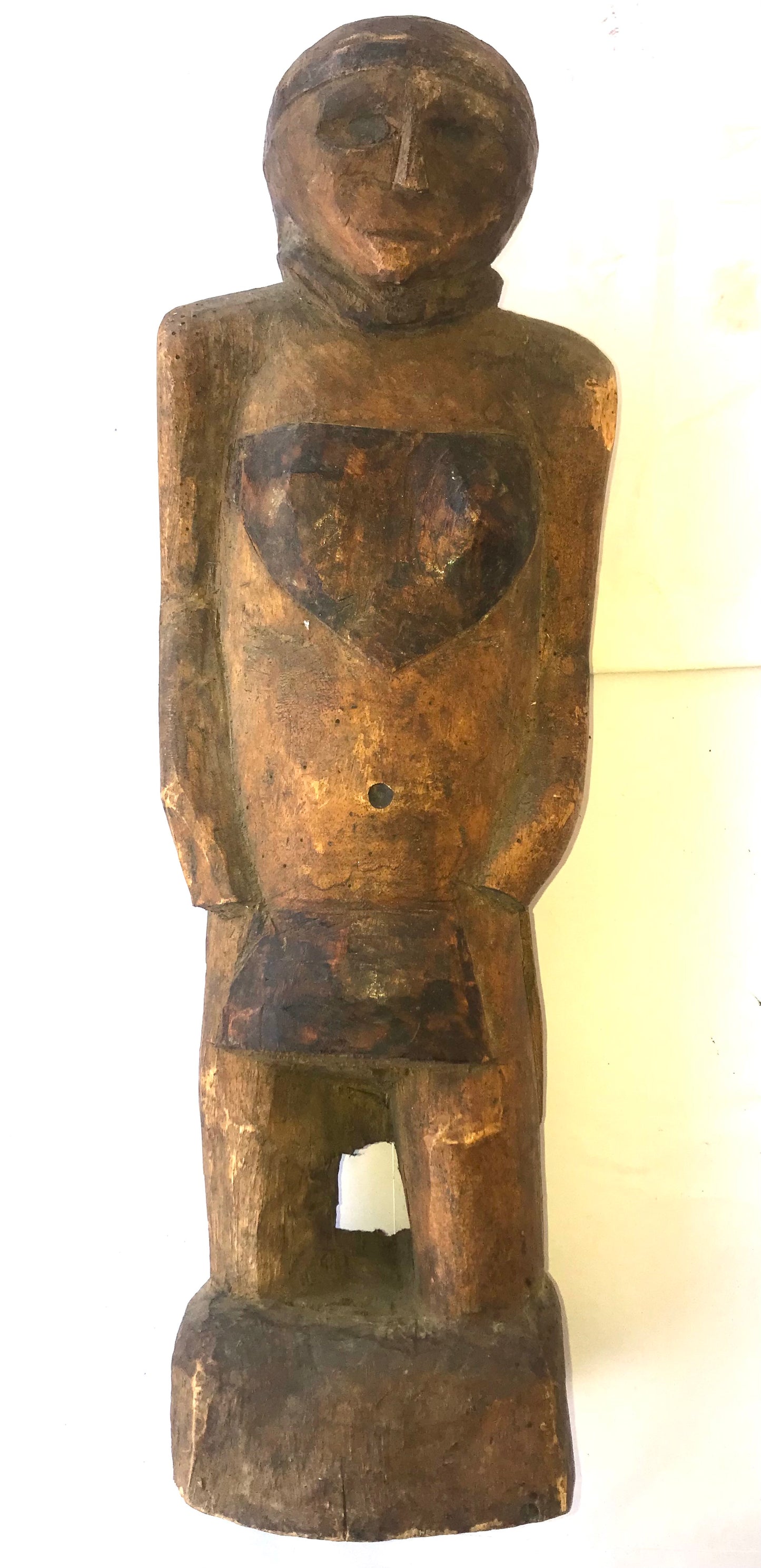 5.095 African Art: Kongo - Pangwe tribe - Protection figure - 43cm