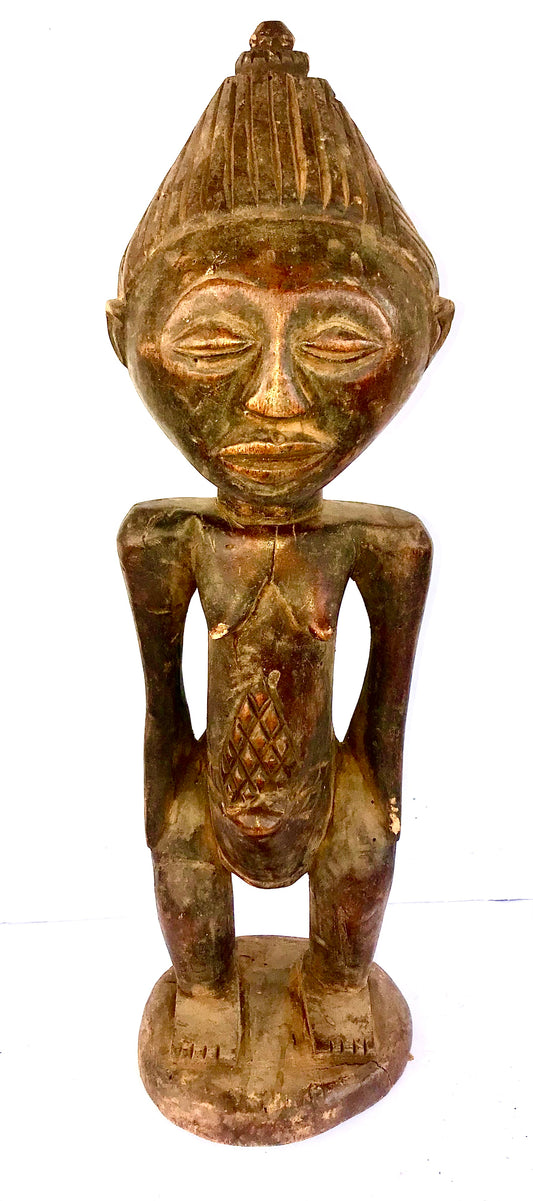 6.2213 African Art: Kongo - Baluba tribe - Protection and Healing figure - 35cm