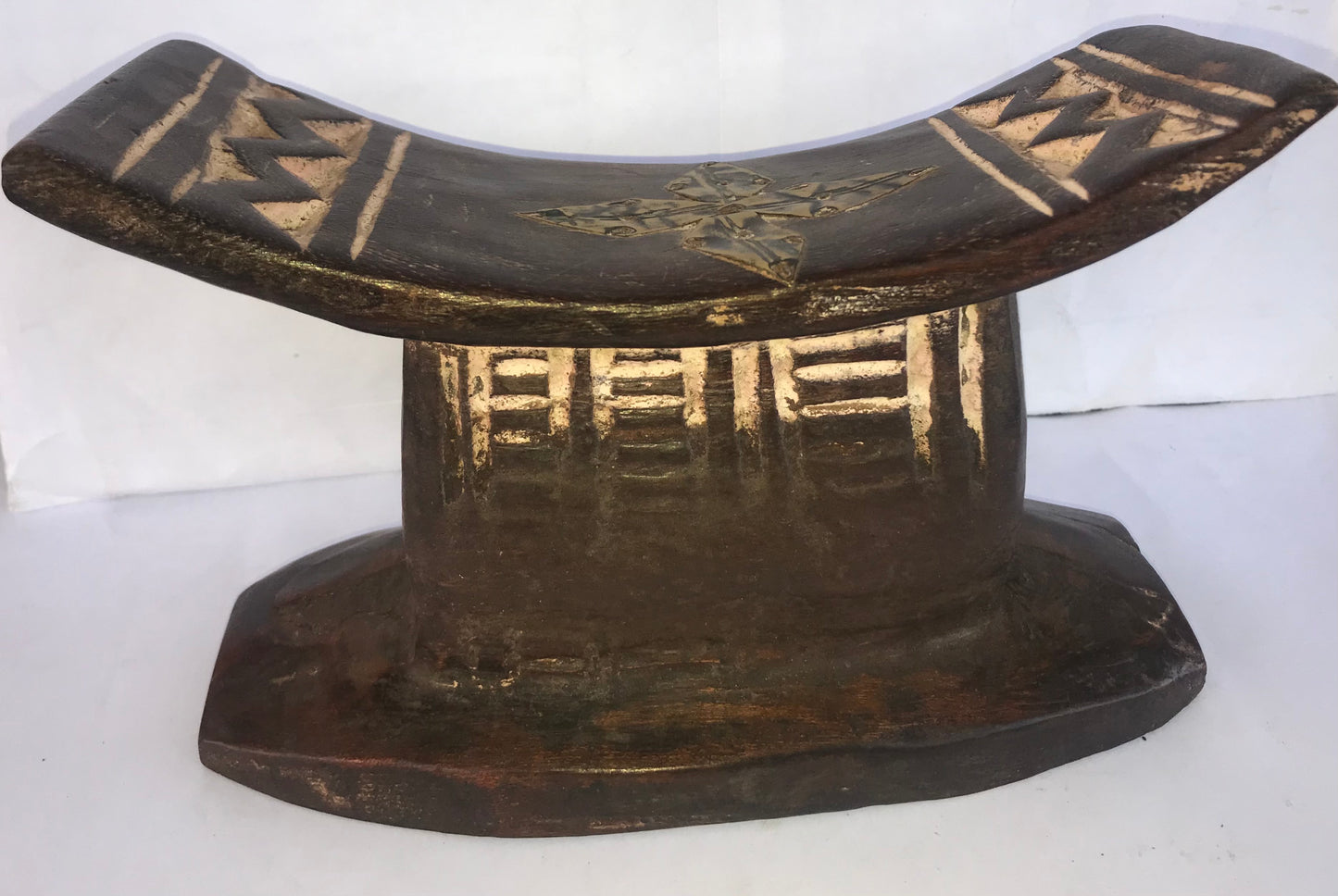 6.2219.2 African Art: Cameroon - Tikar tribe - Traditinal Neck-rest - 13cm