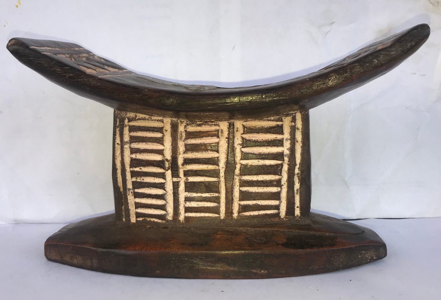 6.2219.2 African Art: Cameroon - Tikar tribe - Traditinal Neck-rest - 13cm