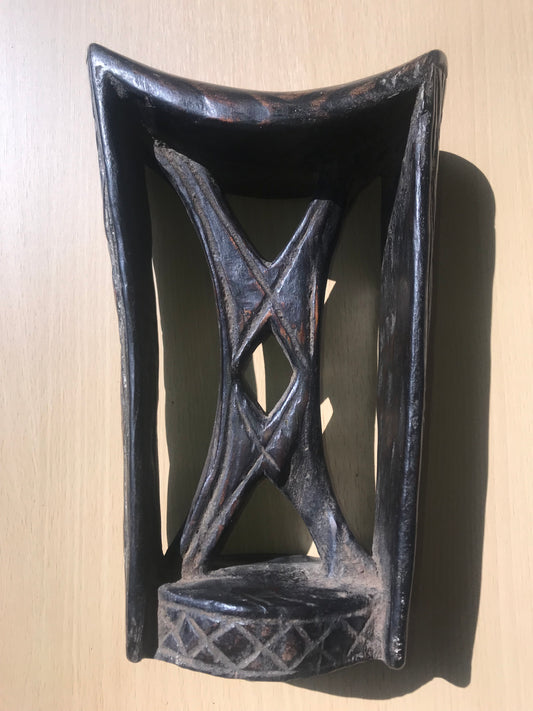 7.2228 African Art: Angola - Tschokwe tribe - traditional neckrest - 28cm
