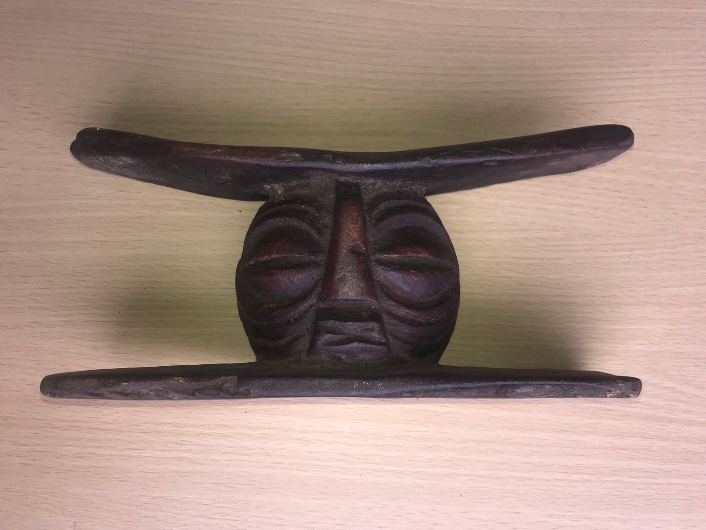 7.2229 African Art: Kongo - Basonge tribe - traditional neckrest - 12cm