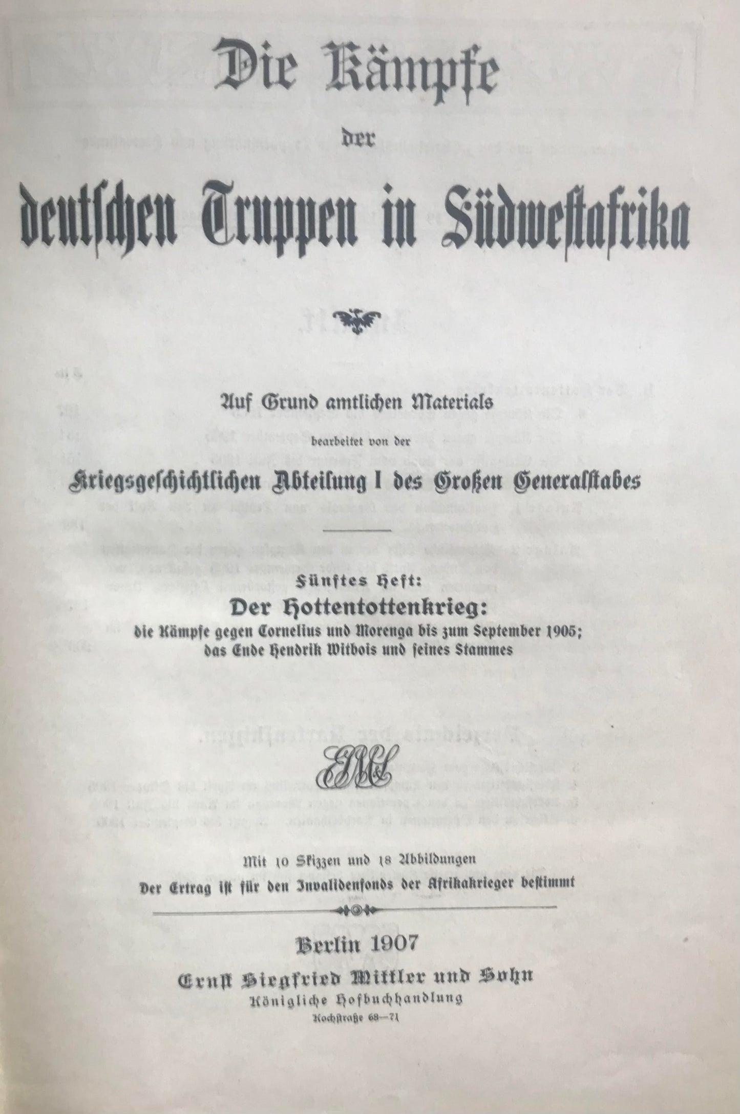 Book 0001 - DSWA - Die Kämpfe der deutschen Truppen in Südwestafrika - 1907