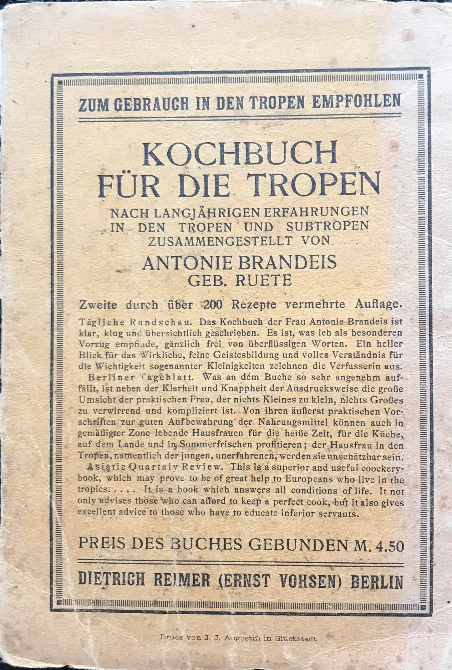 Book 0004 - 0005 - Original Taschenbuch für Südwestafrika - 1914 , Teil II - Teil III - Dietrich Reimer (Ernst Vohsen)