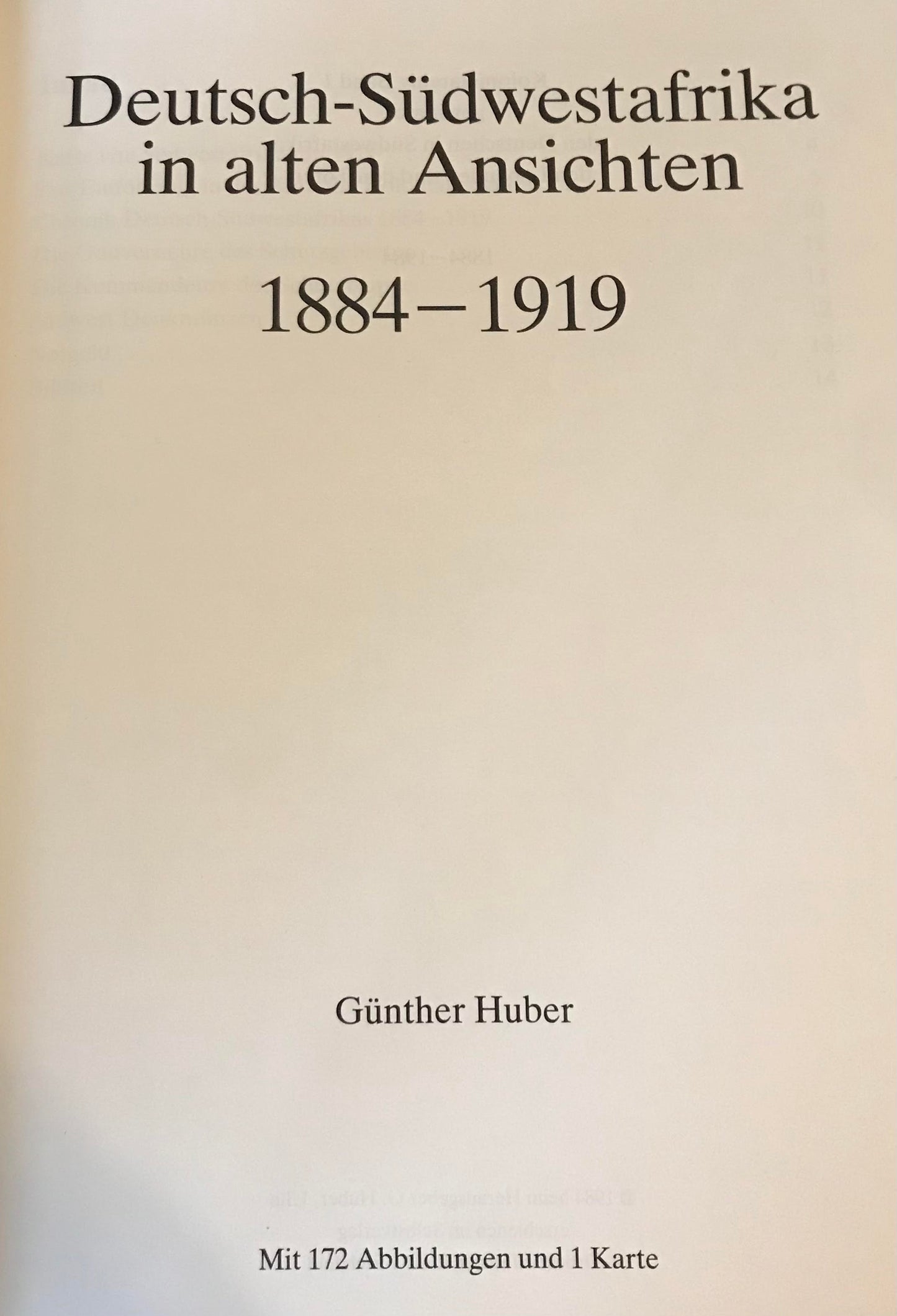 Book 0007 - Deutsch-Südwestafrika in alten Ansichten 1884 - 1919 G.Huber 1984