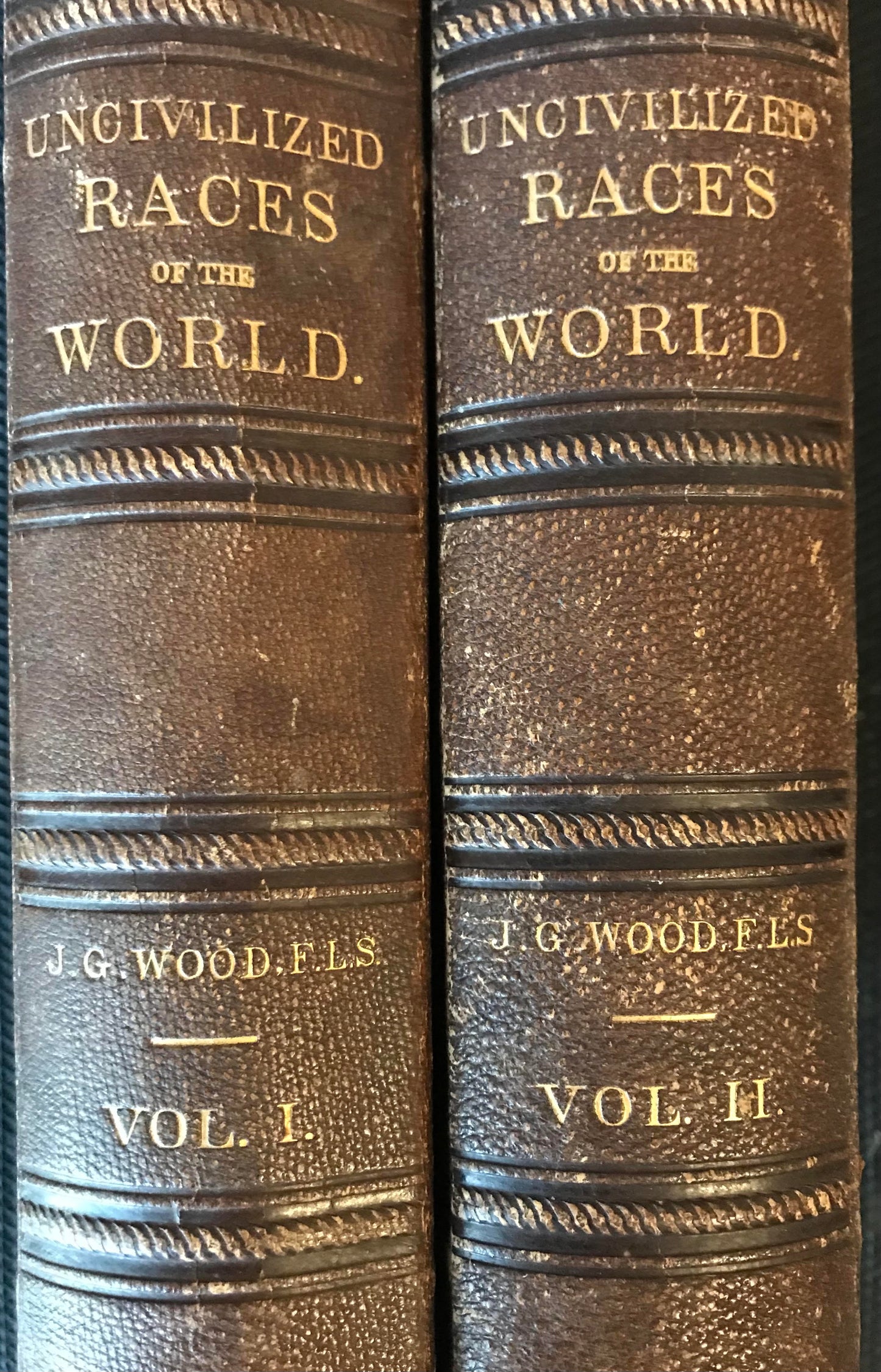 Book 0009 - Book 0010 - Uncivilized Races of the World - J.G.Wood - Volume I - II, 1878