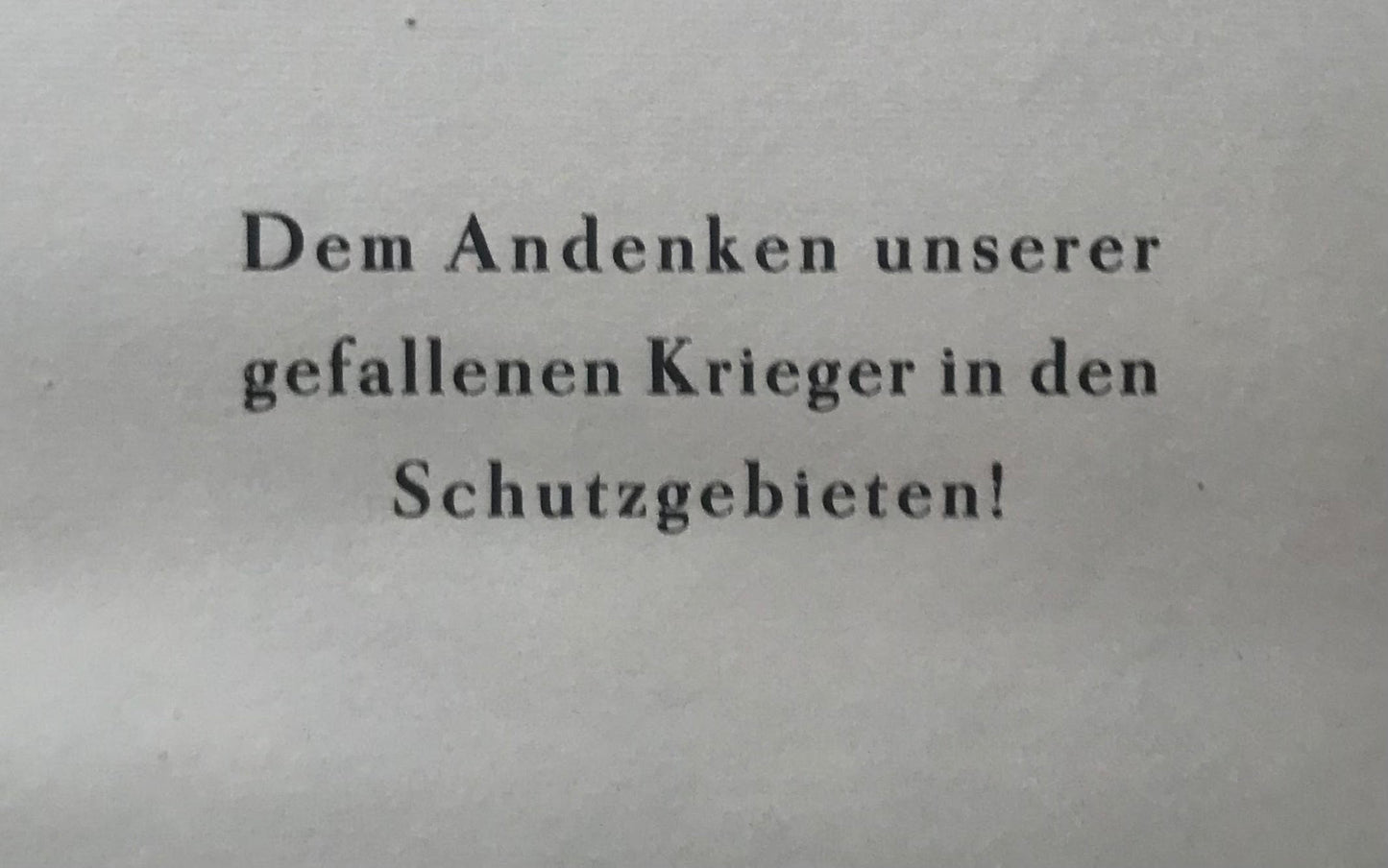 Book 0013 - Der Kampf um unsere Schutzgebiete - P.Jos, 1926, Friedrich Floeder Verlag