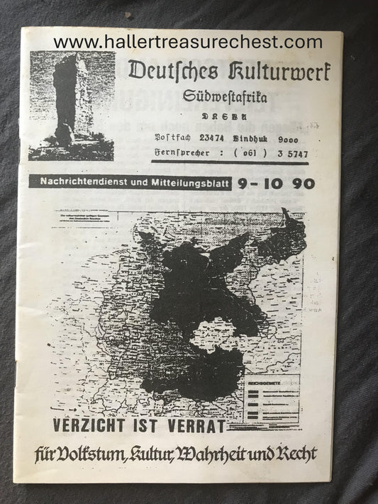 Book 2.32 SWA - Deutsches Kulturwerk Südwestafrika, 1990