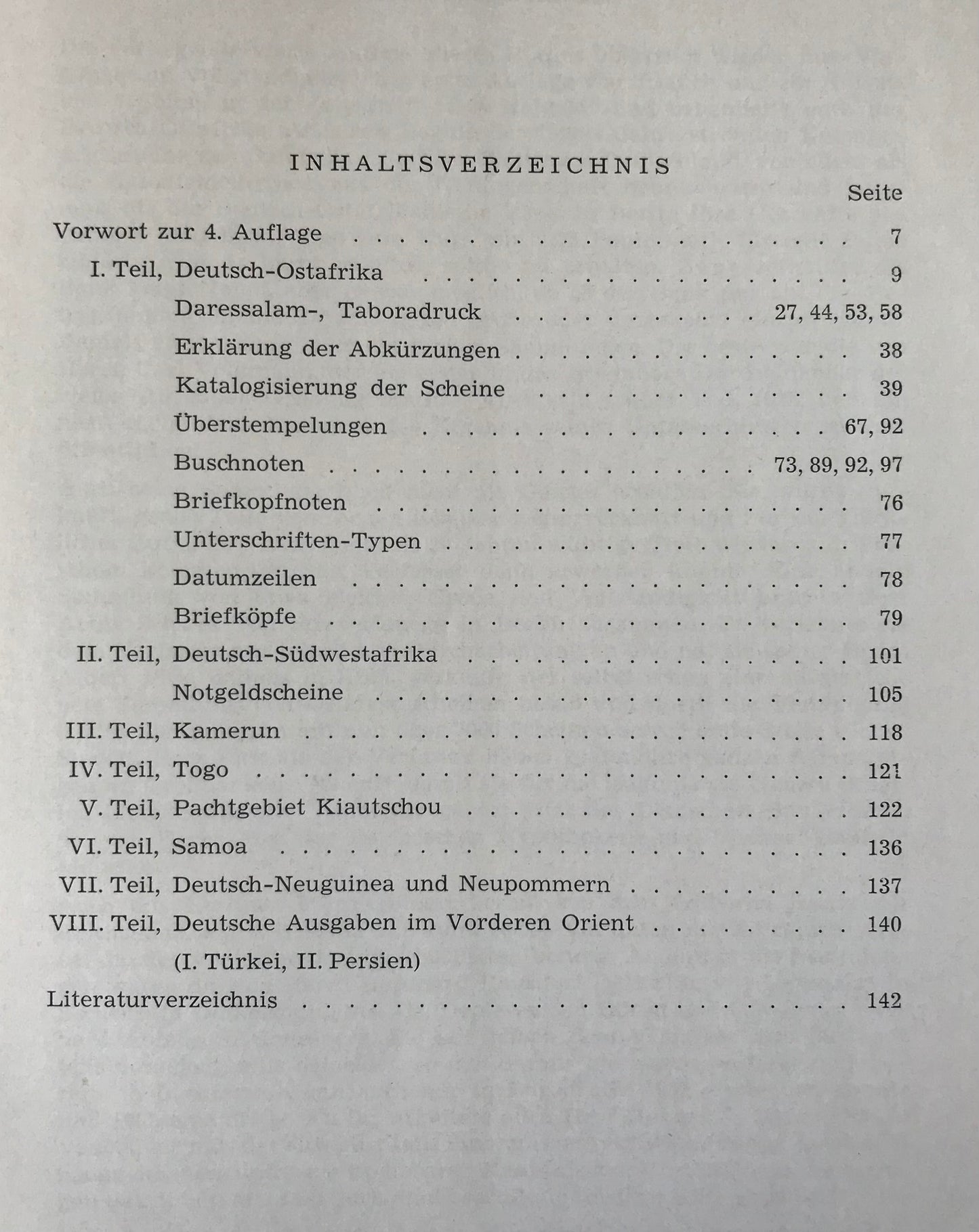 Book 2.10 -  Das Papiergeld der Deutschen Kolonien - 1967 / The Paper Money of the German Colonies