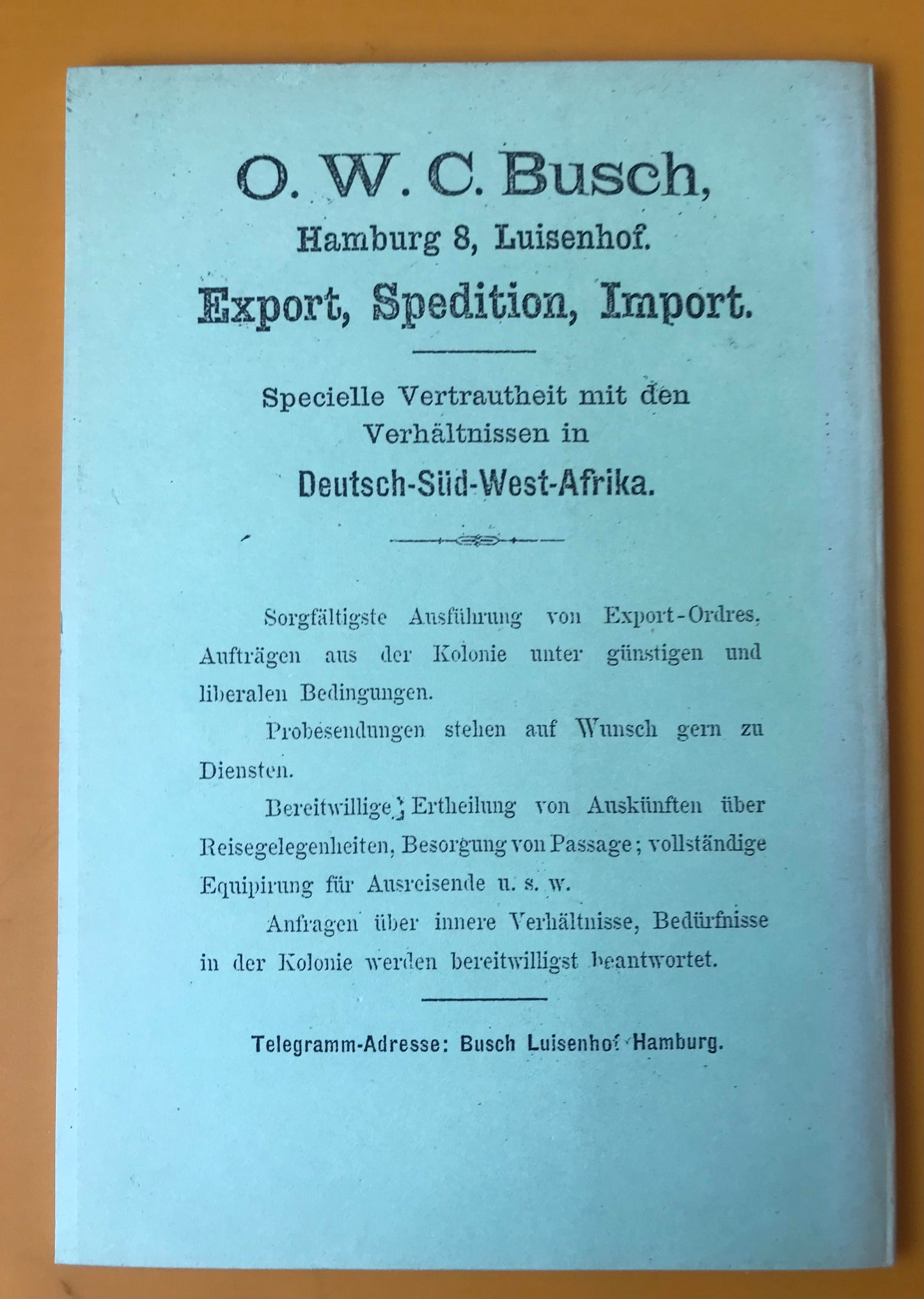 Book 2.11. DSWA - Deutschlands erste Kolonie - D.Seidel 1898 - Nachdruckt /  Germanny's first colony