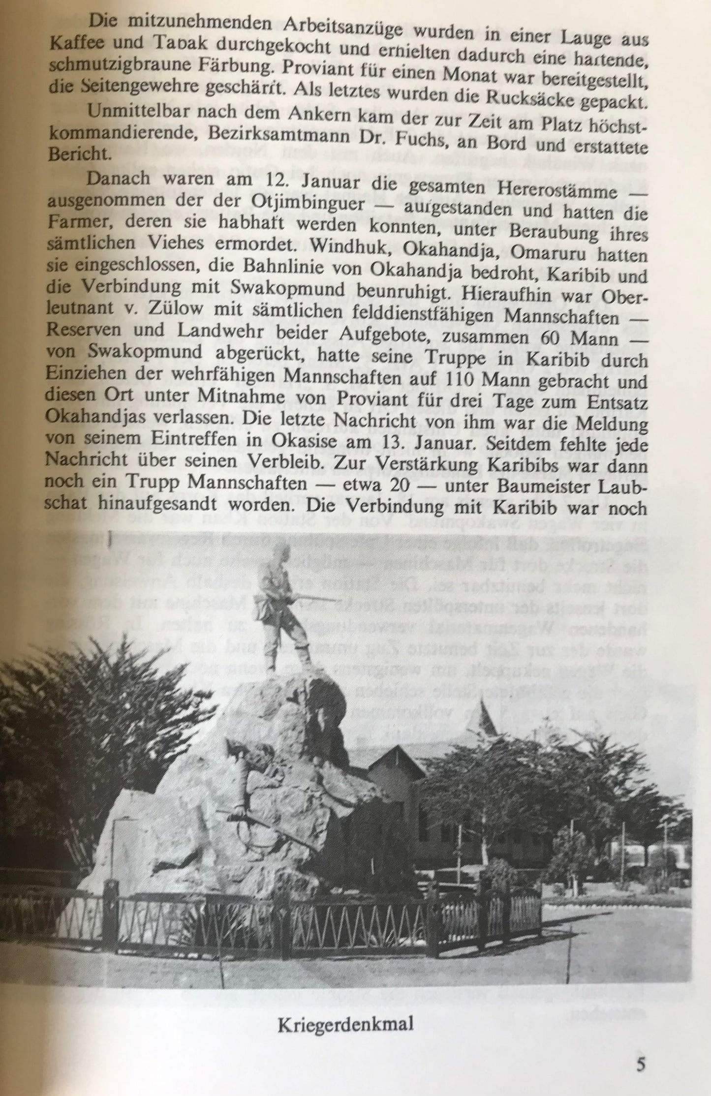 Book 2.14 DSWA - Das Marine-Denkmal in Swakopmund, Limitierte Auflage 1000 Stück: Nr 351, 1988 / The Marine Memorial in Swakopmund
