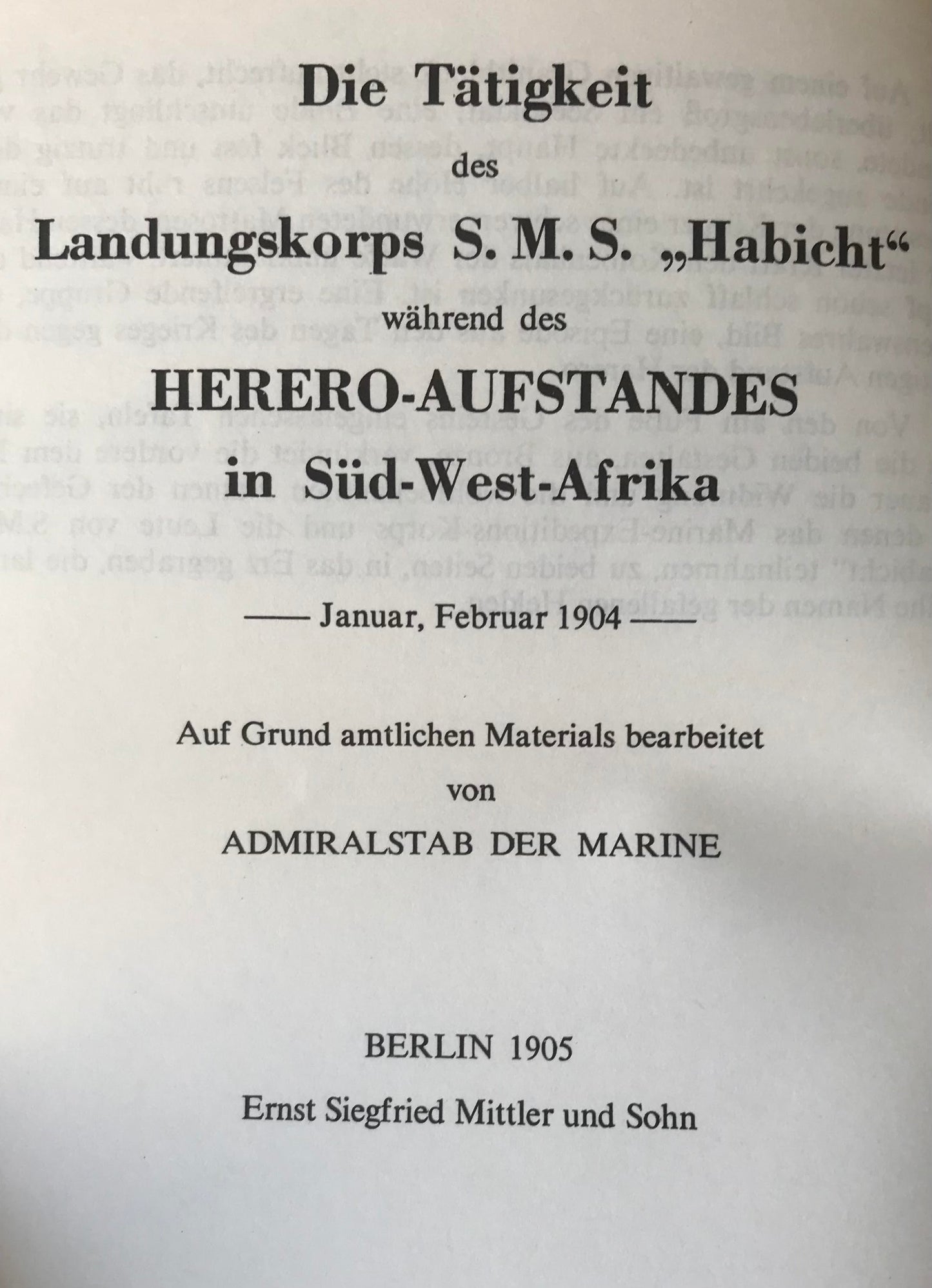 Book 2.14 DSWA - Das Marine-Denkmal in Swakopmund, Limitierte Auflage 1000 Stück: Nr 351, 1988 / The Marine Memorial in Swakopmund