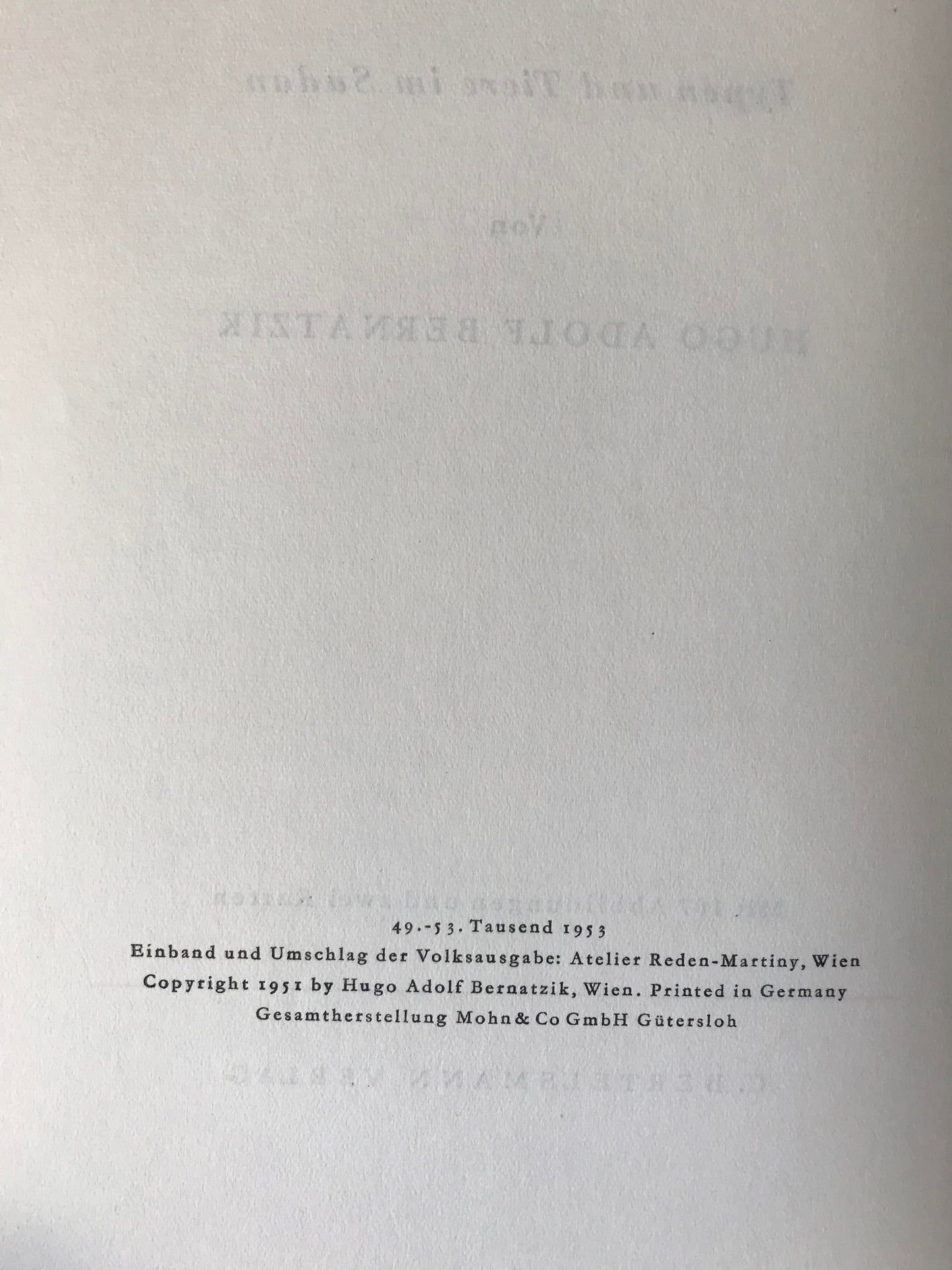 Book 2.17. Sudan, Afrika - Jagd am blauen Nil - Typen und Tiere in Sudan, 1953 / Hunt at the blue Nile